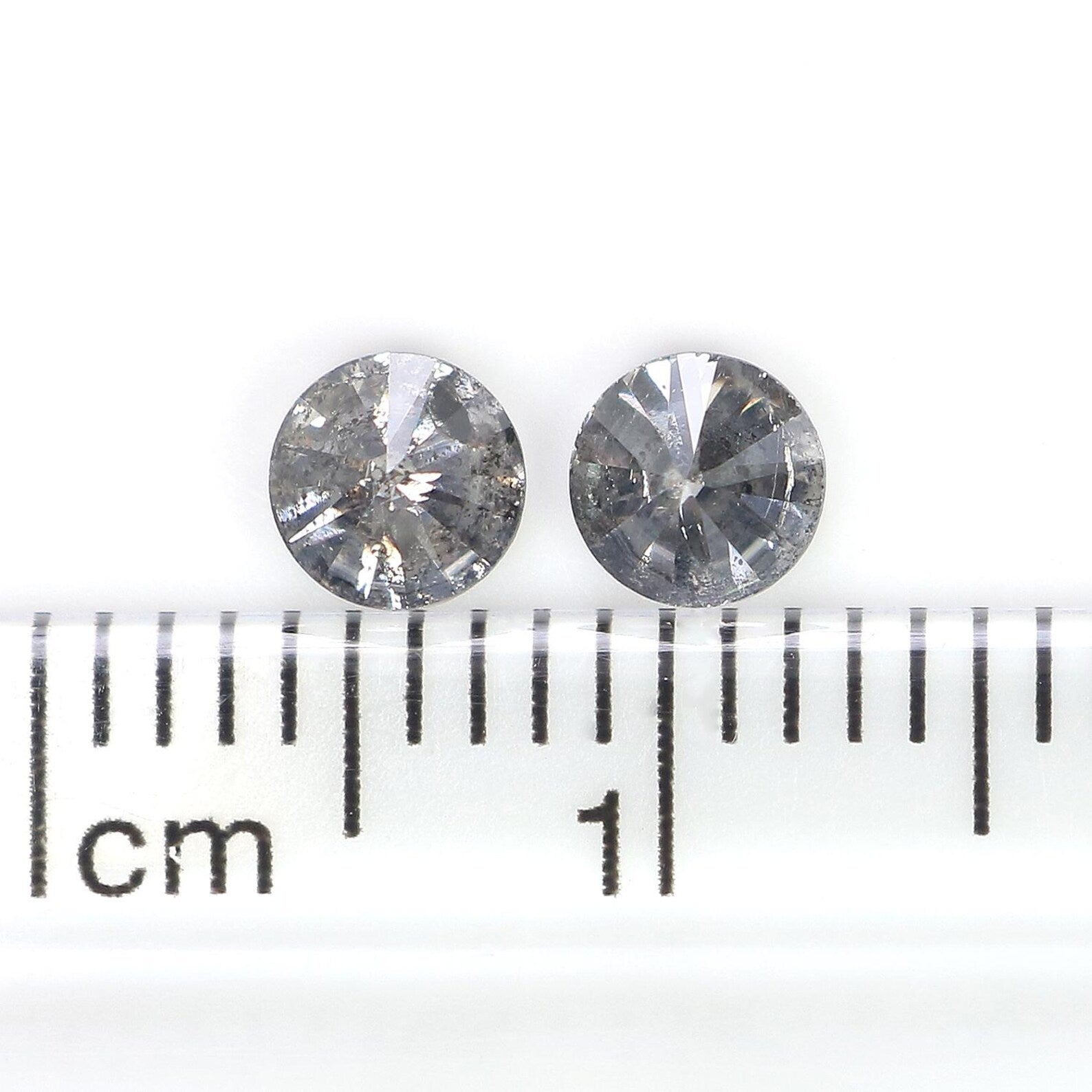 0.73 CT Natural Loose Round Shape Diamond Salt And Pepper Round Cut Diamond 4.10 MM Natural Loose Diamond Round Brilliant Cut Diamond NQ1504