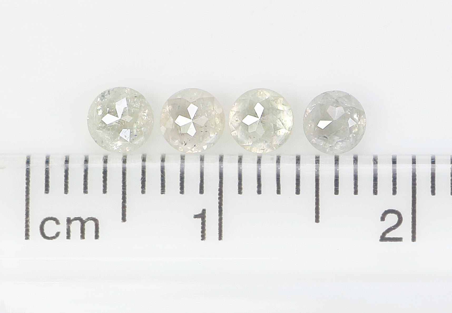 0.94 CT Natural Loose Round Rose Cut Diamond Grey Color Round Shape Diamond 3.30 MM Natural Loose Grey Color Round Rose Cut Diamond KR1036