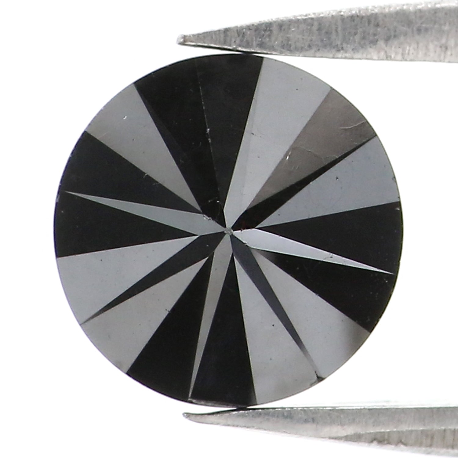 1.90 Ct Natural Loose Round Diamond Black Color Round Diamond 7.25 MM Natural Loose Diamond Black Color Round Brilliant Cut Diamond LC11