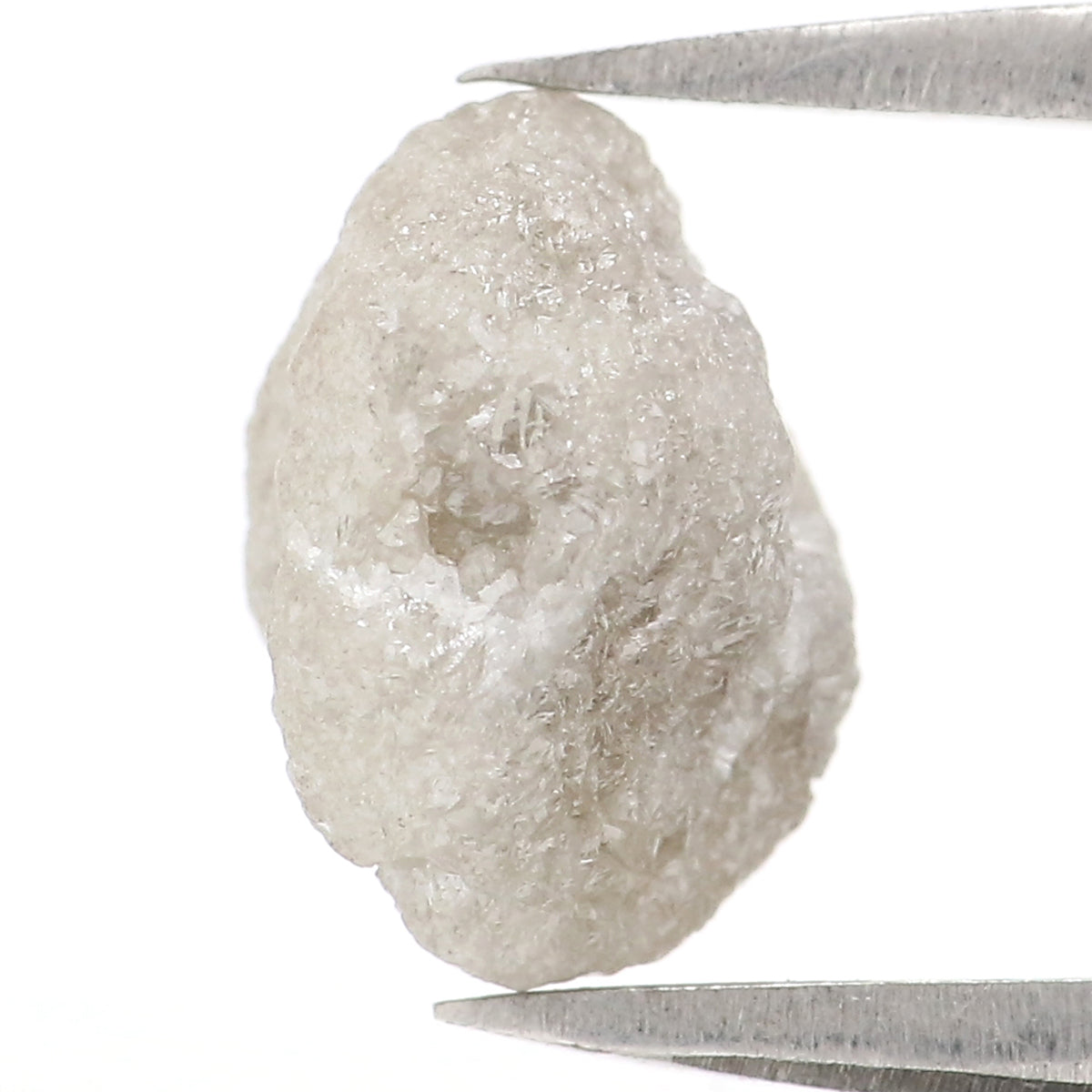 3.42 CT Natural Loose Rough Shape Diamond Grey Color Rough Cut Diamond 9.50 MM Natural Loose Grey Color Rough Irregular Cut Diamond KQ2660