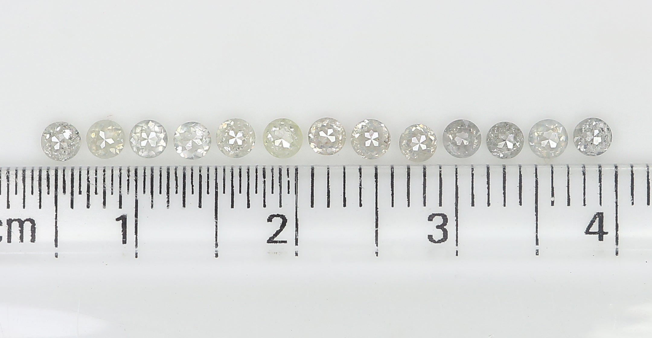 1.03 CT Natural Loose Round Rose Cut Diamond Grey Color Round Shape Diamond 2.40 MM Natural Loose Grey Color Round Rose Cut Diamond LQ3181