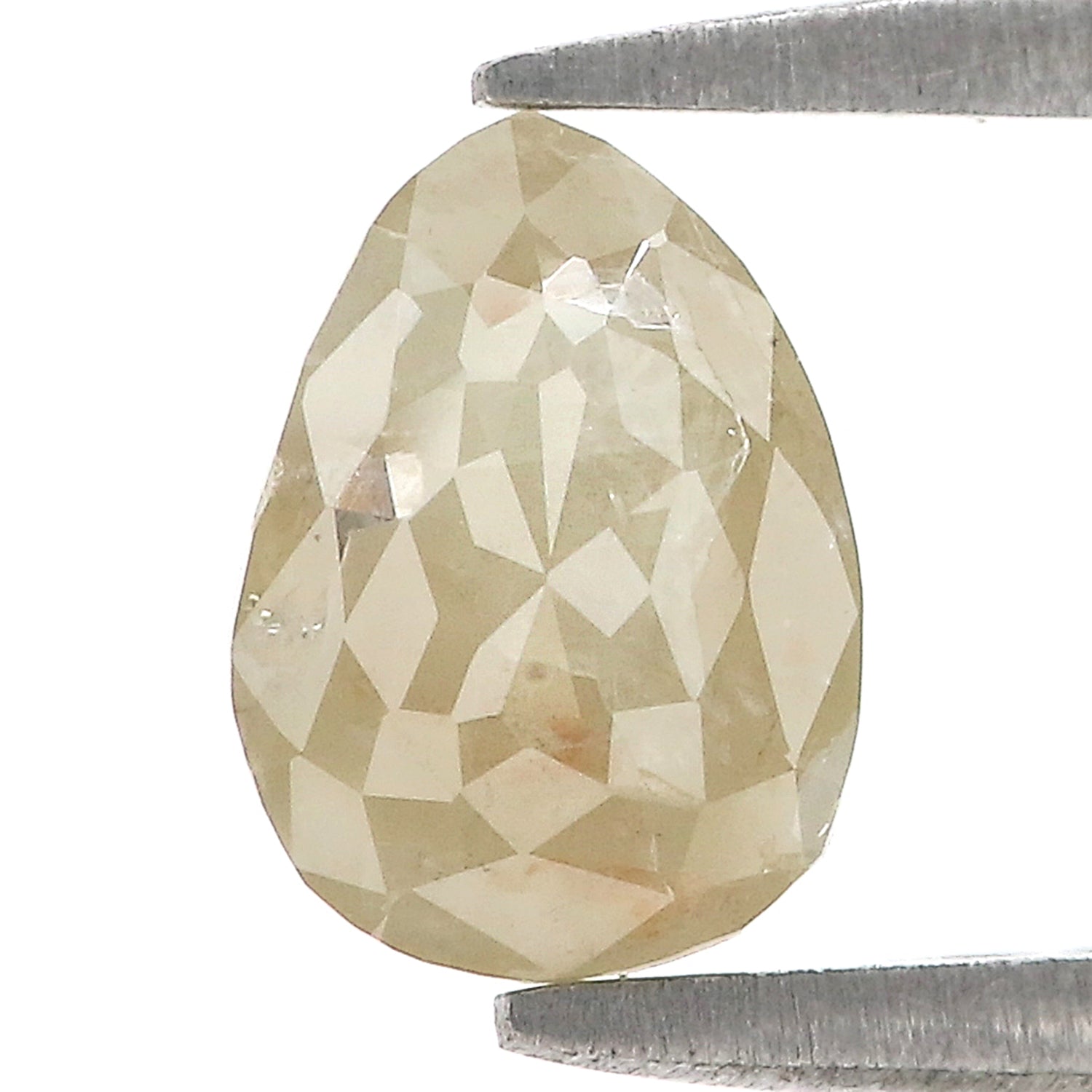 1.30 CT Natural Loose Pear Shape Diamond White Color Pear Cut Diamond 7.75 MM Natural Loose Grey Color Diamond Pear Rose Cut Diamond LQ5119
