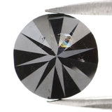 Natural Loose Round Diamond, Round Black Color Diamond, Natural Loose Diamond, Brilliant Cut Diamond, Round Cut, 2.69 CT Round Shape L2902