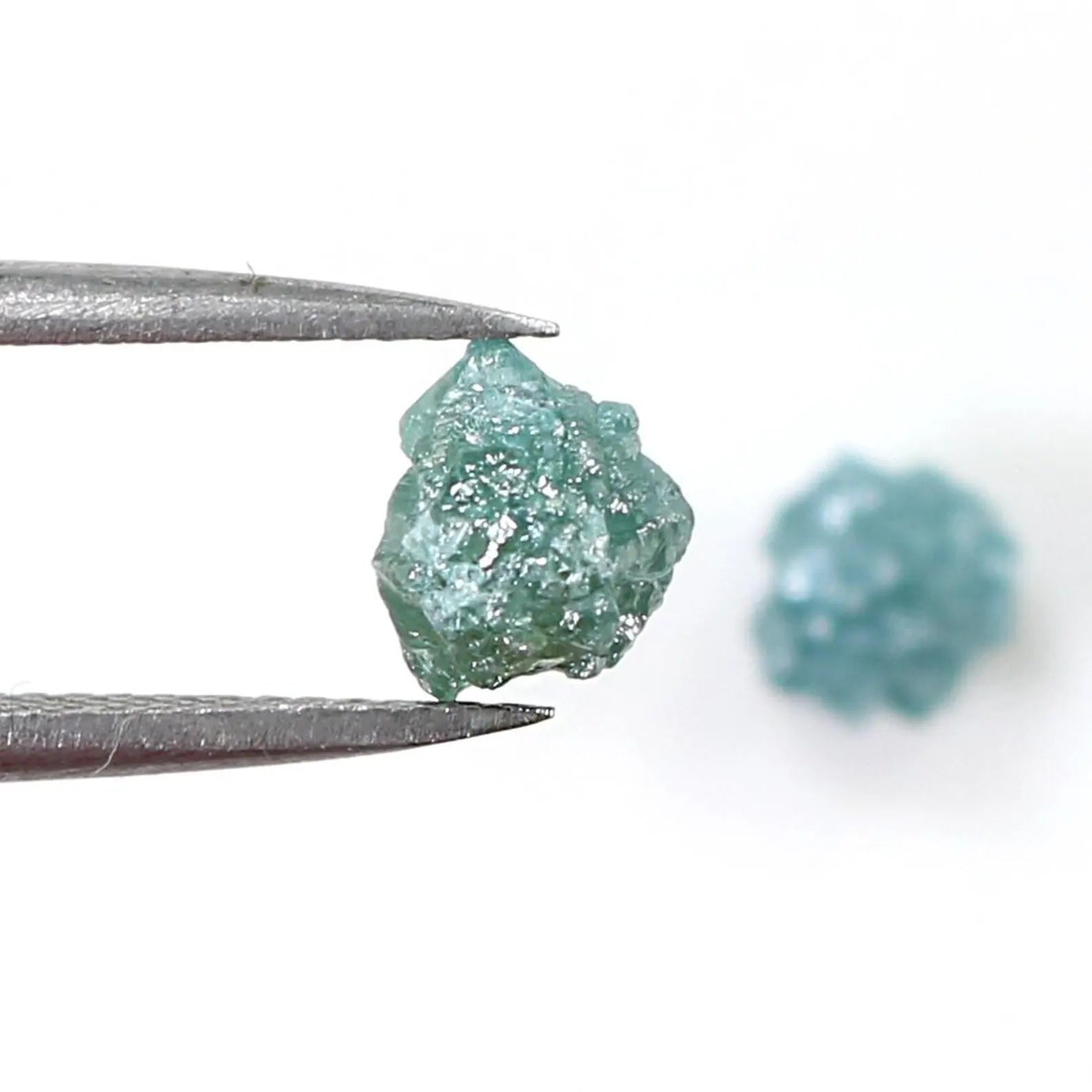 2.72 CT Natural Loose Rough Shape Diamond Blue Color Rough Irregular Cut Diamond 6.55 MM Natural Loose Diamond Rough Uncut Diamond NQ441