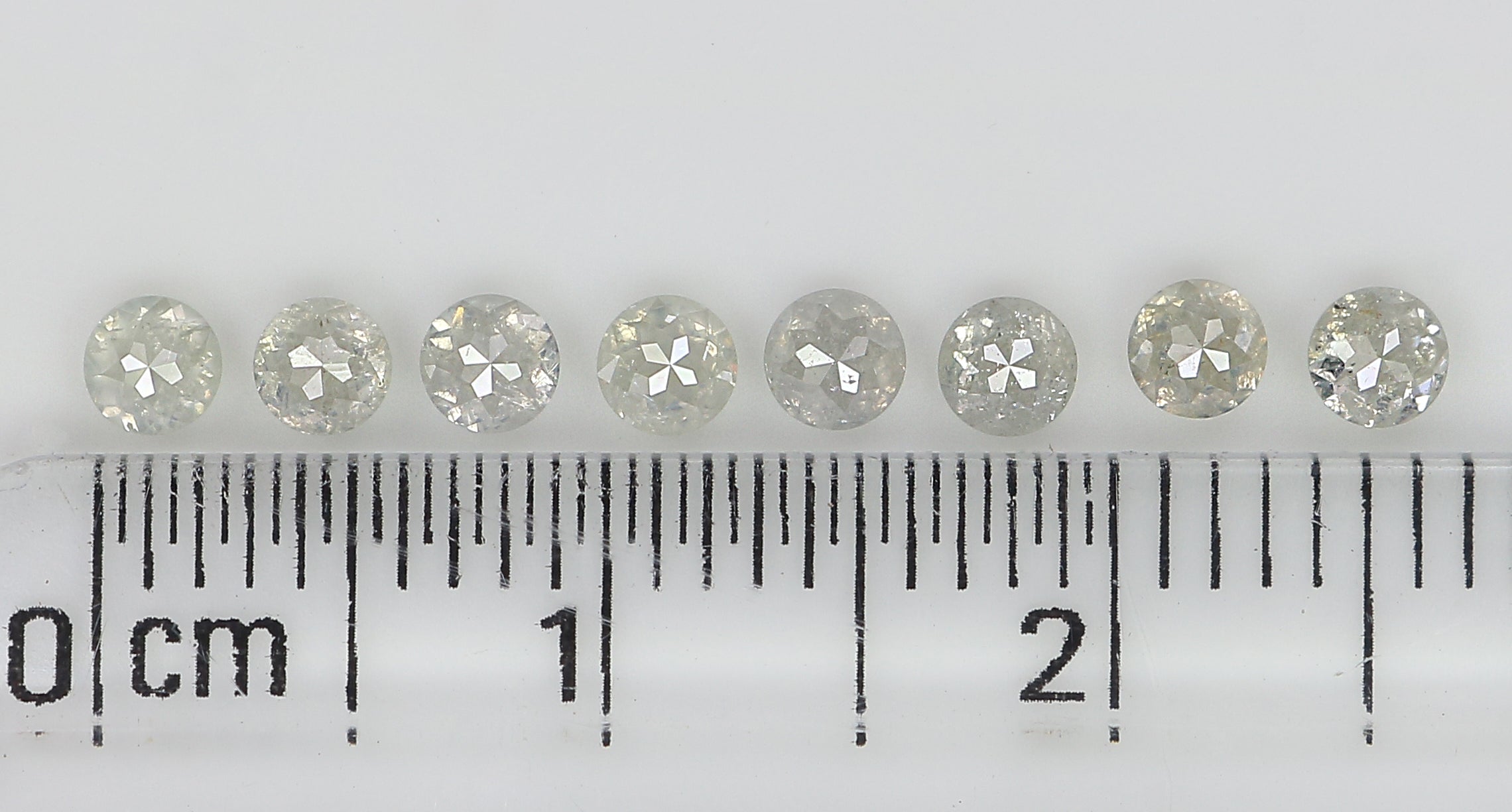 0.94 CT Natural Loose Round Rose Cut Diamond Grey Color Round Shape Diamond 2.80 MM Natural Loose Grey Color Round Rose Cut Diamond LQ3188