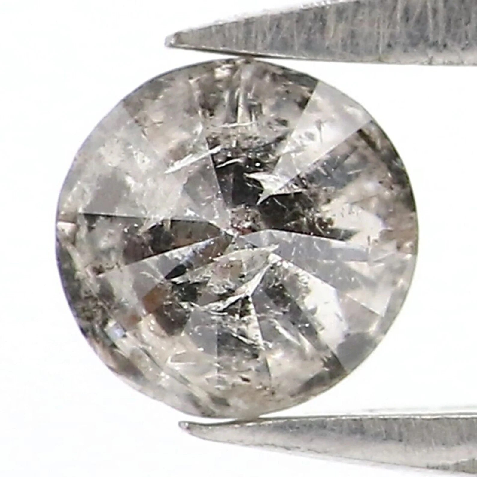 0.34 CT Natural Loose Round Shape Diamond Salt And Pepper Round Cut Diamond 4.40 MM Natural Loose Diamond Round Brilliant Cut Diamond NQ9493