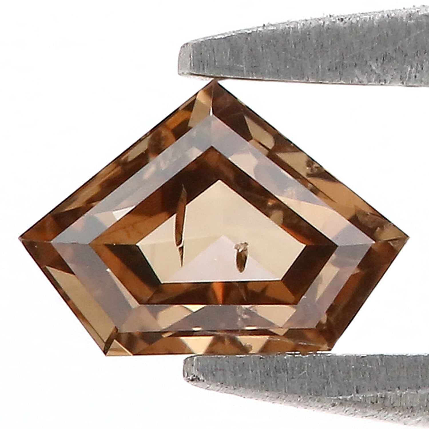 0.39 CT Natural Loose Shield Shape Diamond Brown Color Shield Shape Diamond 4.15 MM Natural Loose Diamond Shield Rose Cut Diamond LQ661