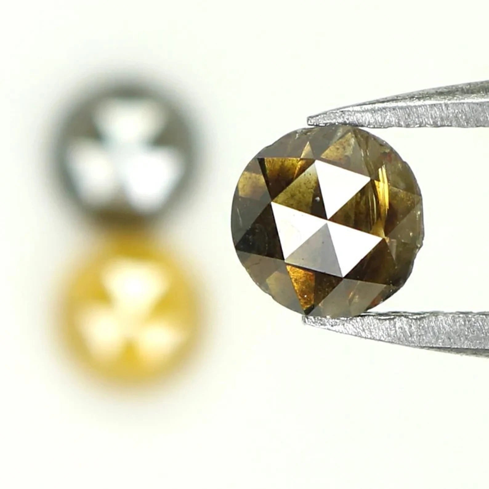 1.35 CT Natural Loose Round Shape Diamond Mix Color Round Cut Diamond 4.40 MM Natural Loose Diamond Mix Color Round Rose Cut Diamond NQ1526