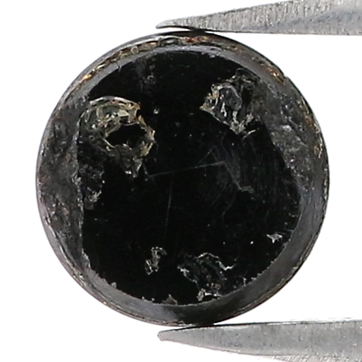 1.07 CT Natural Loose Round Rose Cut Diamond Black Color Round Cut Diamond 6.50 MM Natural Loose Diamond Round Rose Cut Shape Diamond QL3031
