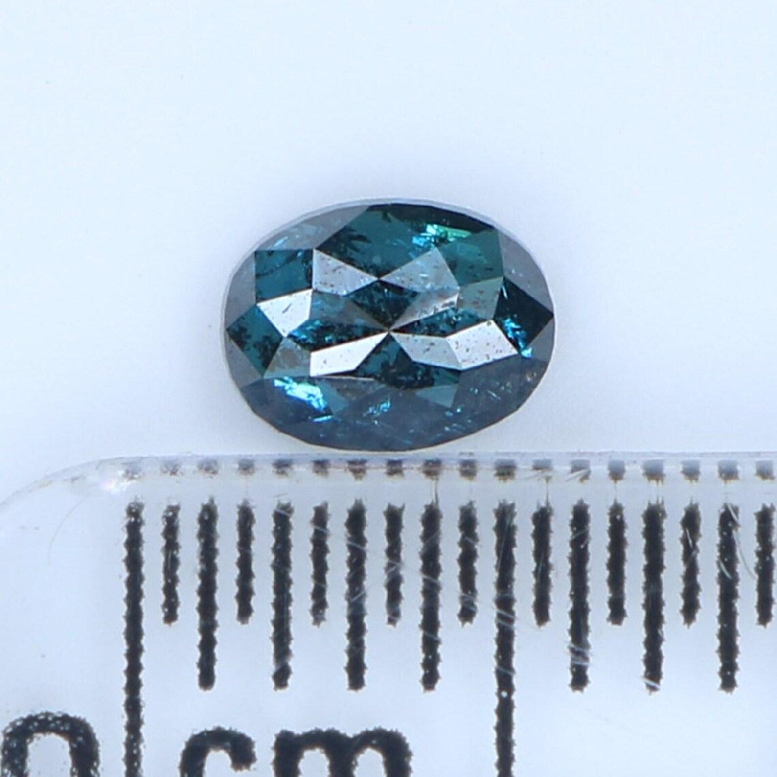 0.28 CT Natural Loose Oval Shape Diamond Blue Color Oval Cut Diamond 4.55 MM Natural Loose Blue Color Diamond Oval Rose Cut Diamond NQ348