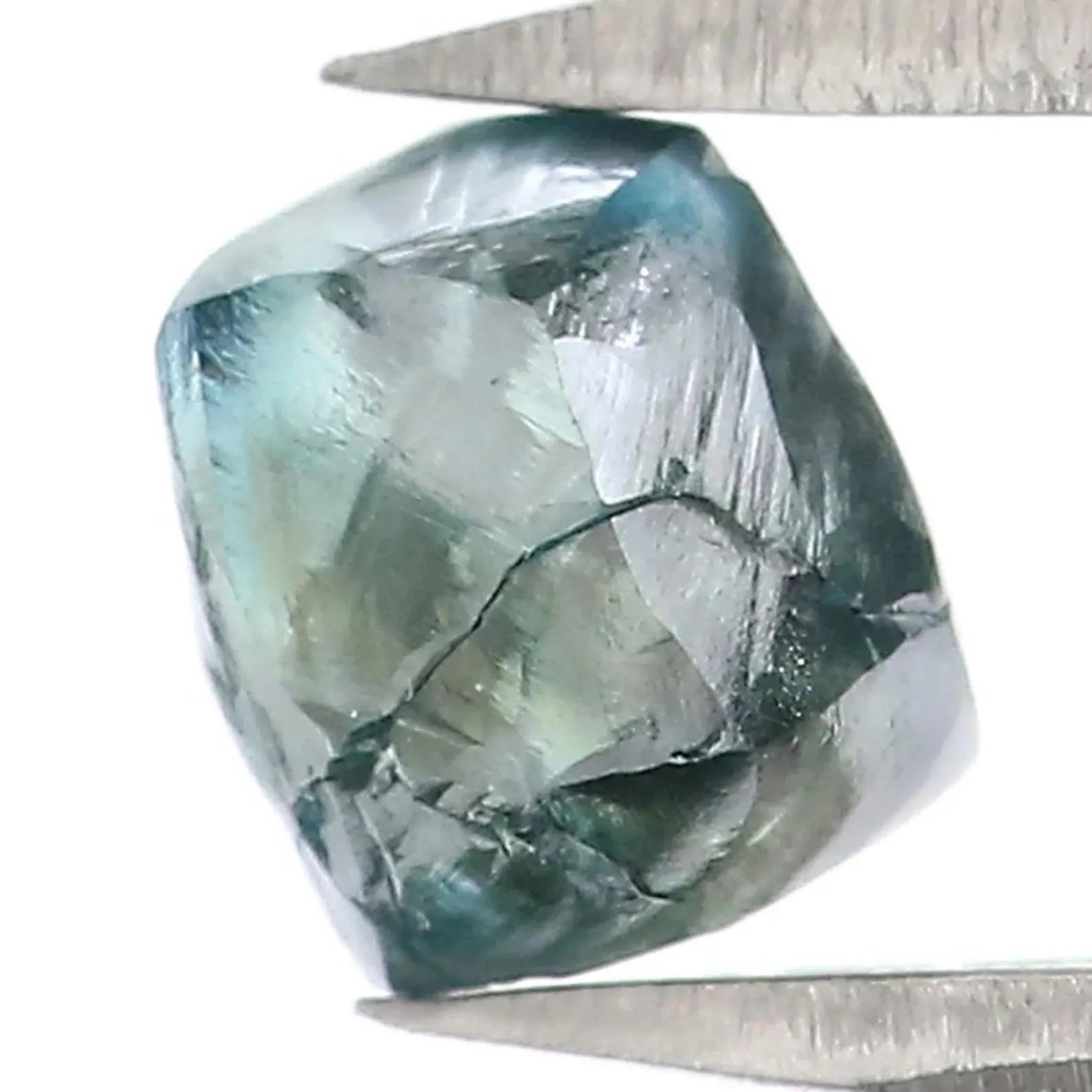 0.81 CT Natural Loose Rough Shape Diamond Blue Color Crystal Rough Diamond 5.10 MM Natural Diamond Blue Rough Irregular Cut Diamond NQ1987