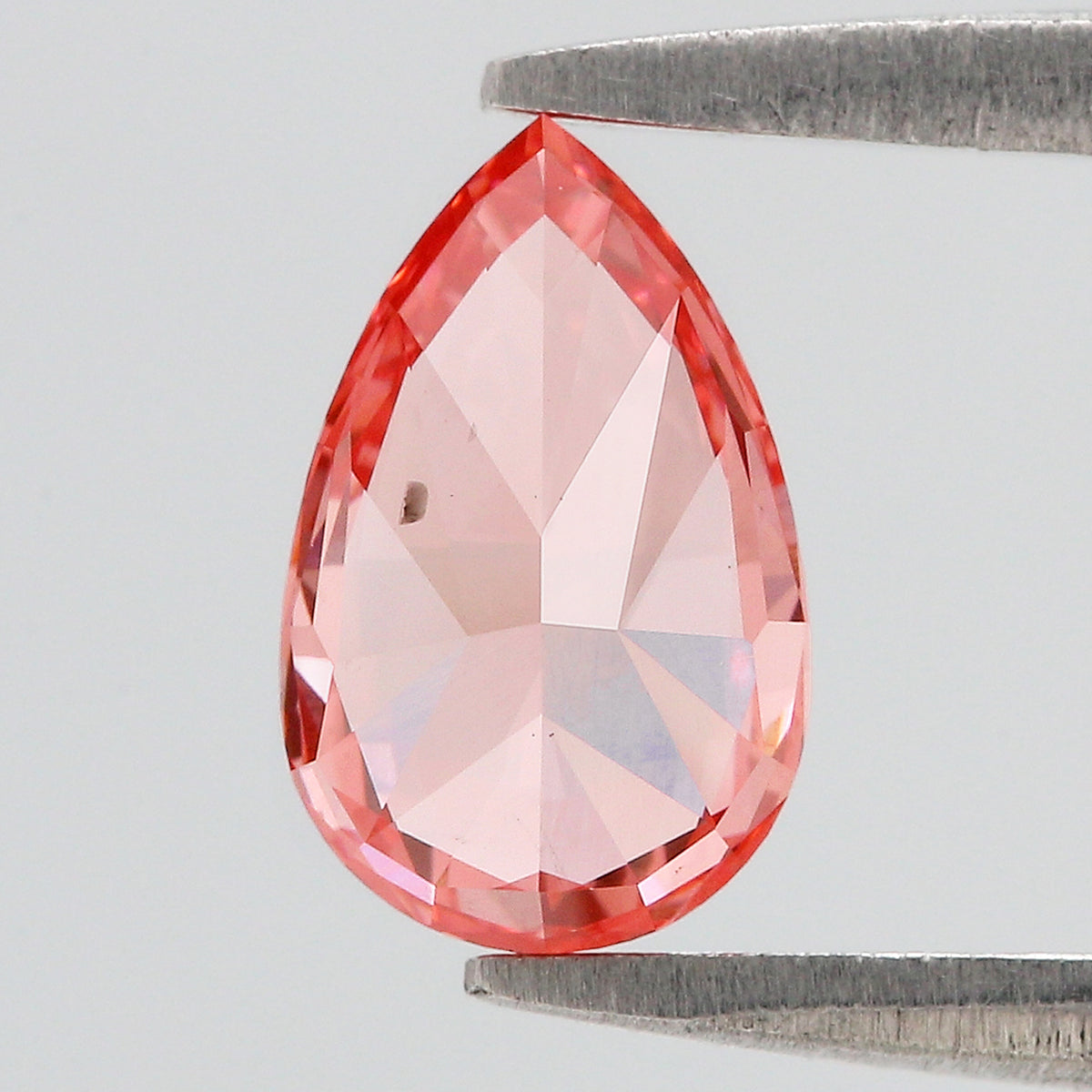 1.03 CT Lab Grown Pear Brilliant Cut Diamond Pink Color Diamond SI1 Clarity Diamond Lab Grown Diamond Lab Created Pear CVD Diamond L3694