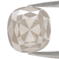 Natural Loose Cushion Diamond, Grey Color Diamond, Natural Loose Diamond, Cushion Rose Cut Diamond, 1.66 CT Cushion Shape Diamond L2929