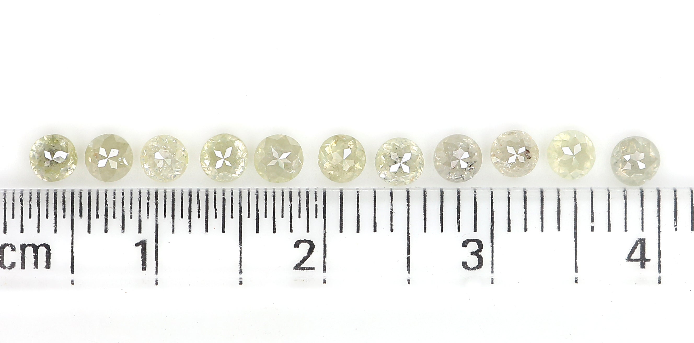 1.44 CT Natural Loose Round Rose Cut Diamond Grey Color Round Shape Diamond 2.80 MM Natural Loose Grey Color Round Rose Cut Diamond LQ6349
