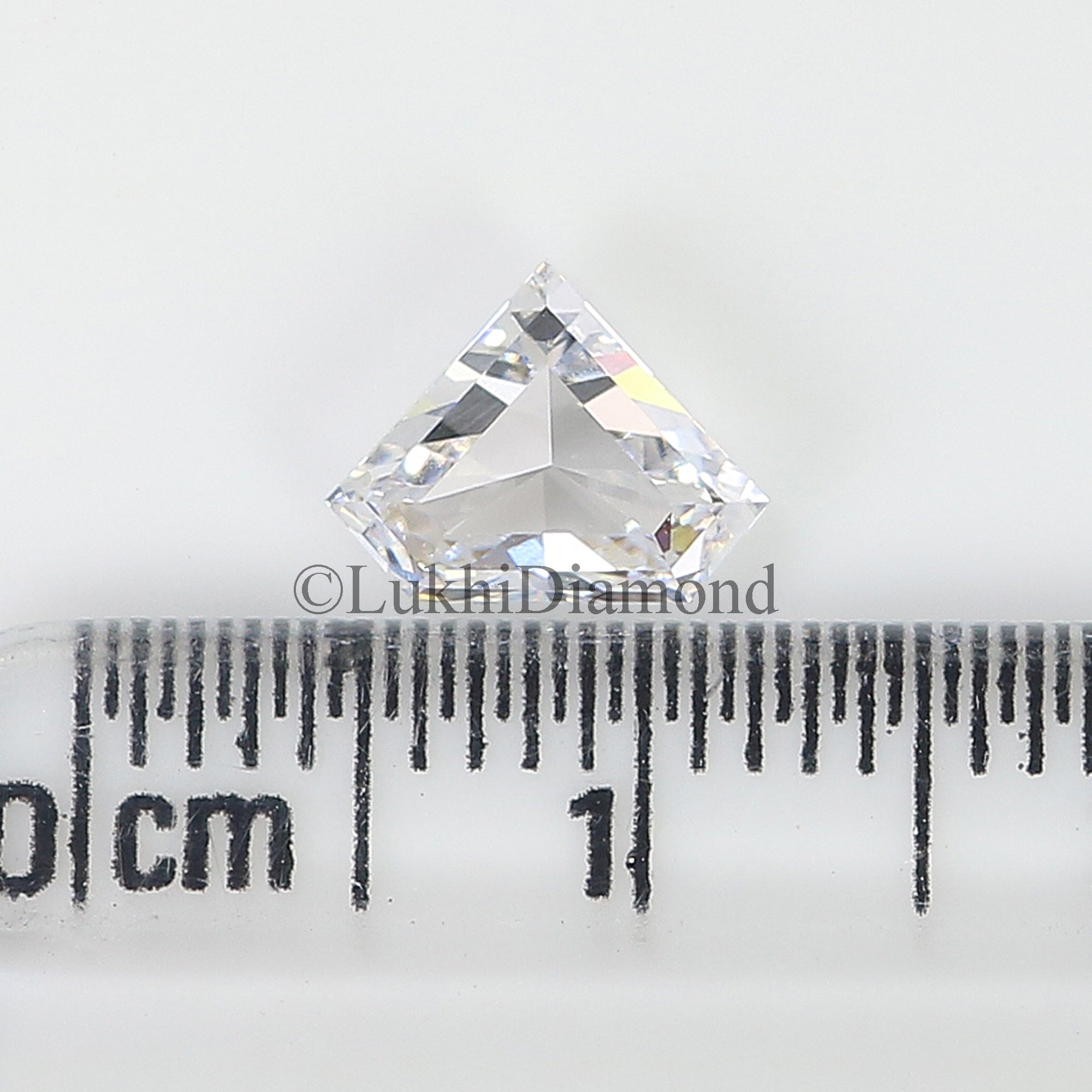 1.04 CT IGI Certified Shield Modified Brilliant Cut Diamond White - E Color VVS2 Clarity Lab Grown Diamond Lab Created CVD Diamond Q178