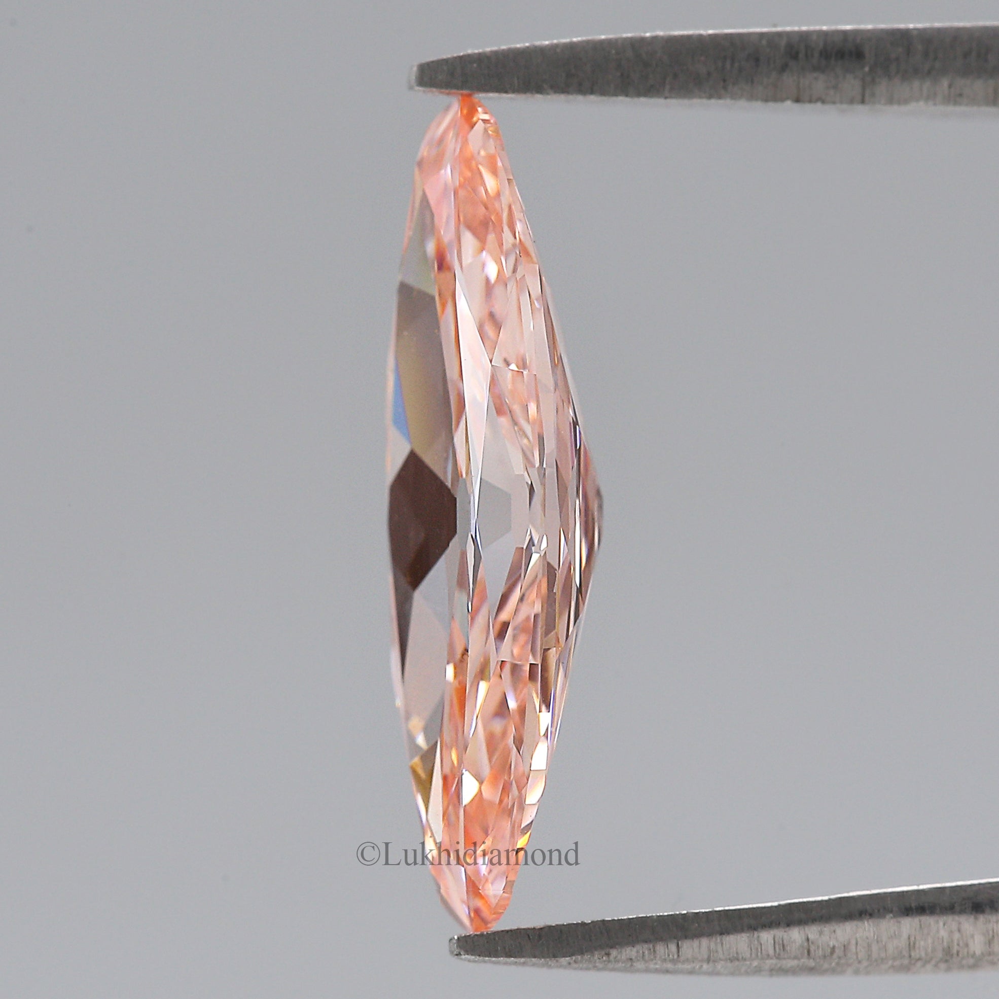 2.54 CT IGI Certified Oval Old European Cut Diamond Fancy Intense Pink Color VVS2 Clarity Lab Grown Diamond Lab Created CVD Diamond L3319