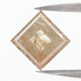 Natural Loose Kite Diamond, Grey Color Kite Diamond, Natural Loose Diamond, Kite Rose Cut Diamond, Kite Cut, 1.51 CT Kite Shape KDL9612
