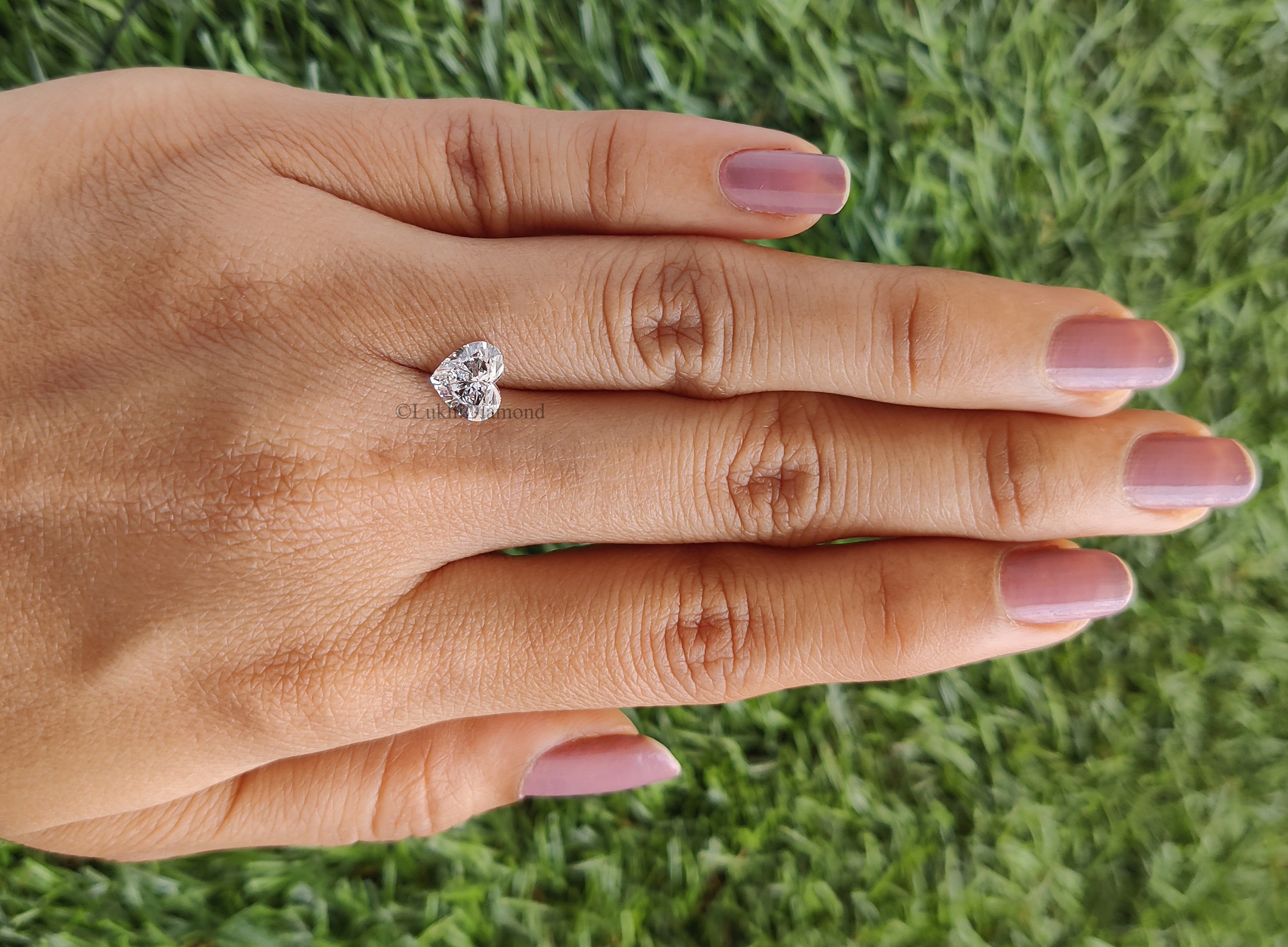 IGI Certified 1 Ct, 1.5 Ct, 2 Ct, 2.5 Ct, 3 Ct Heart Brilliant Cut E/F Color VS Clarity Lab Grown CVD Diamond Lab Created Loose Diamond Q111