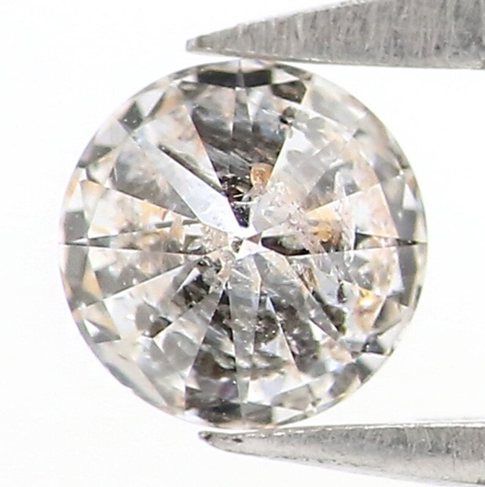 0.27 CT Natural Loose Round Shape Diamond Grey White Color Round Diamond 4.00 MM Natural Loose Diamond Round Brilliant Cut Diamond NQ7710