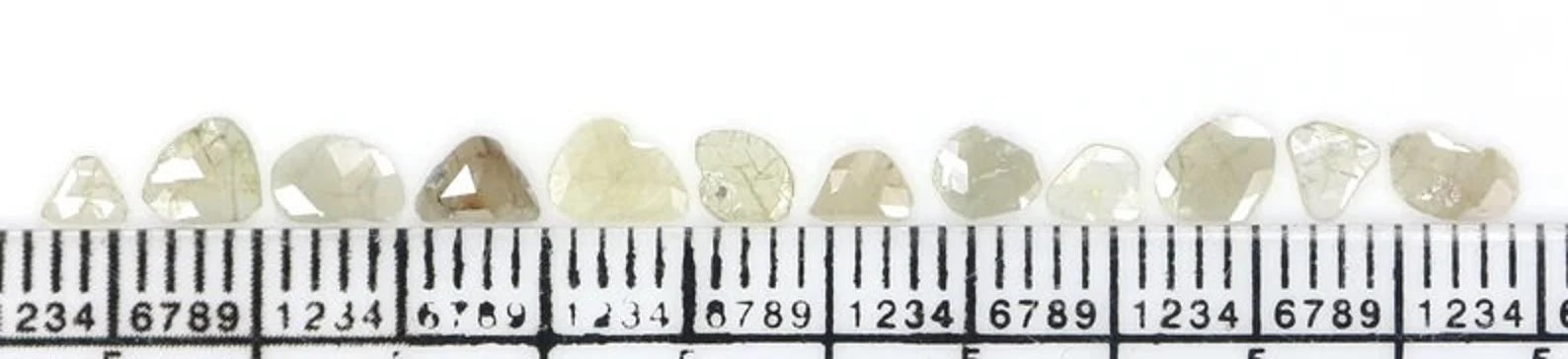 1.04 CT Natural Loose Slice Shape Diamond Grey Color Irregular Cut Diamond 2.80 MM Natural Loose Diamond Slice Shape Rose Cut Diamond NQ2200