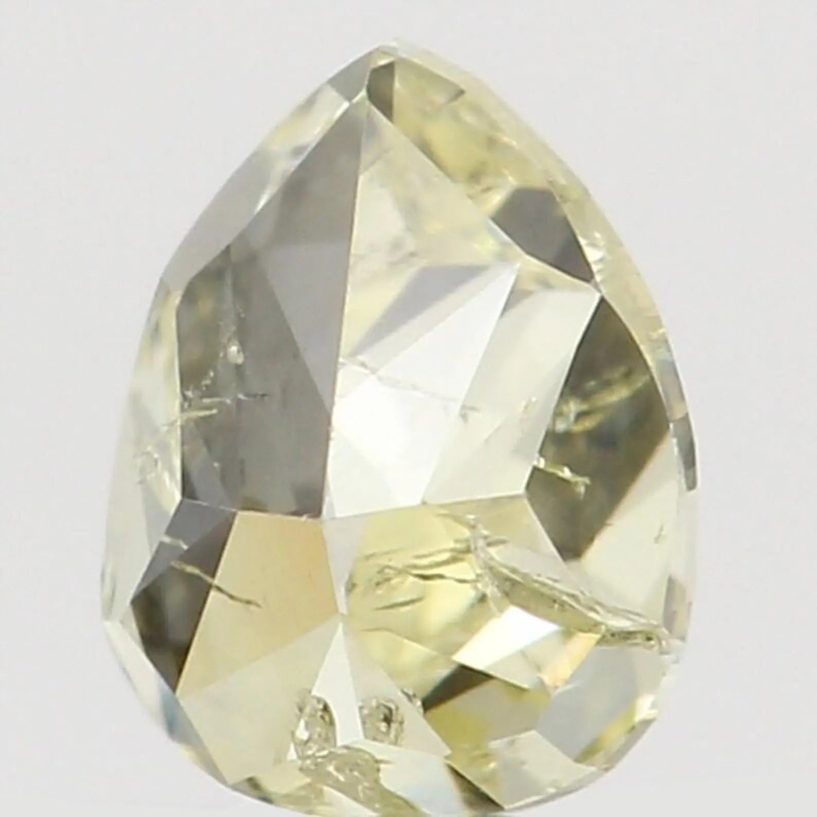 0.20 CT Natural Loose Pear Shape Diamond Yellow Color Pear Cut Diamond 3.90 MM Natural Loose Yellow Color Pear Brilliant Cut Diamond QN8065