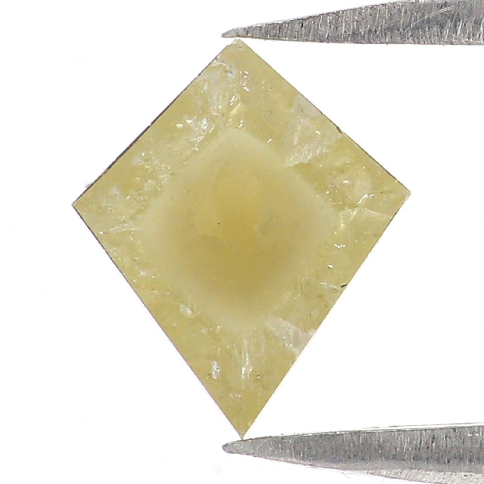 0.66 CT Natural Loose Kite Shape Diamond Yellow Color Kite Cut Diamond 7.40 MM Natural Loose Diamond Kite Shape Rose Cut Diamond NQ8932