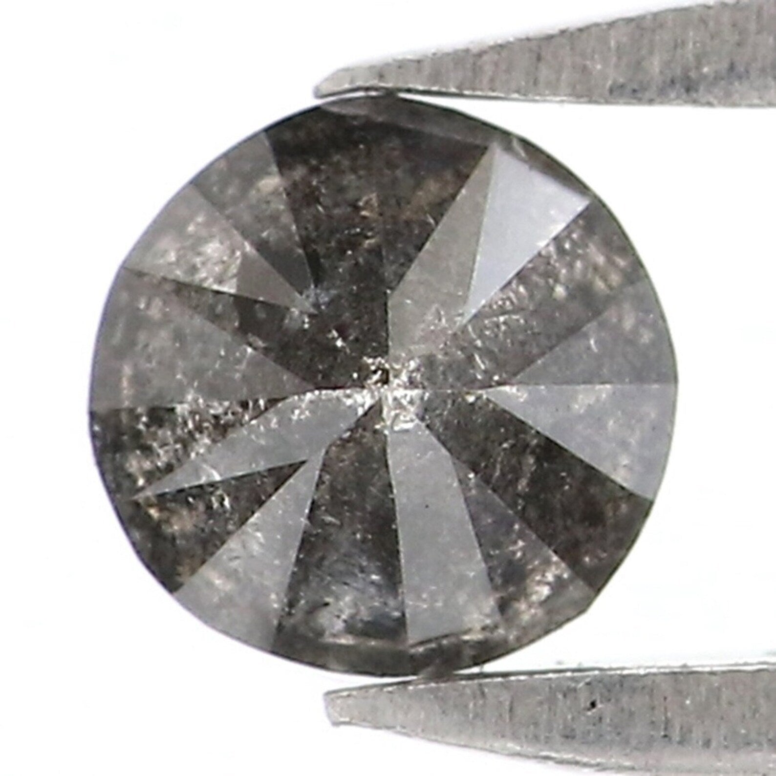 0.25 CT Natural Loose Round Brilliant Cut Diamond Salt And Pepper Diamond 3.80 MM Natural Loose Diamond Black Grey Round Cut Diamond NQ9515