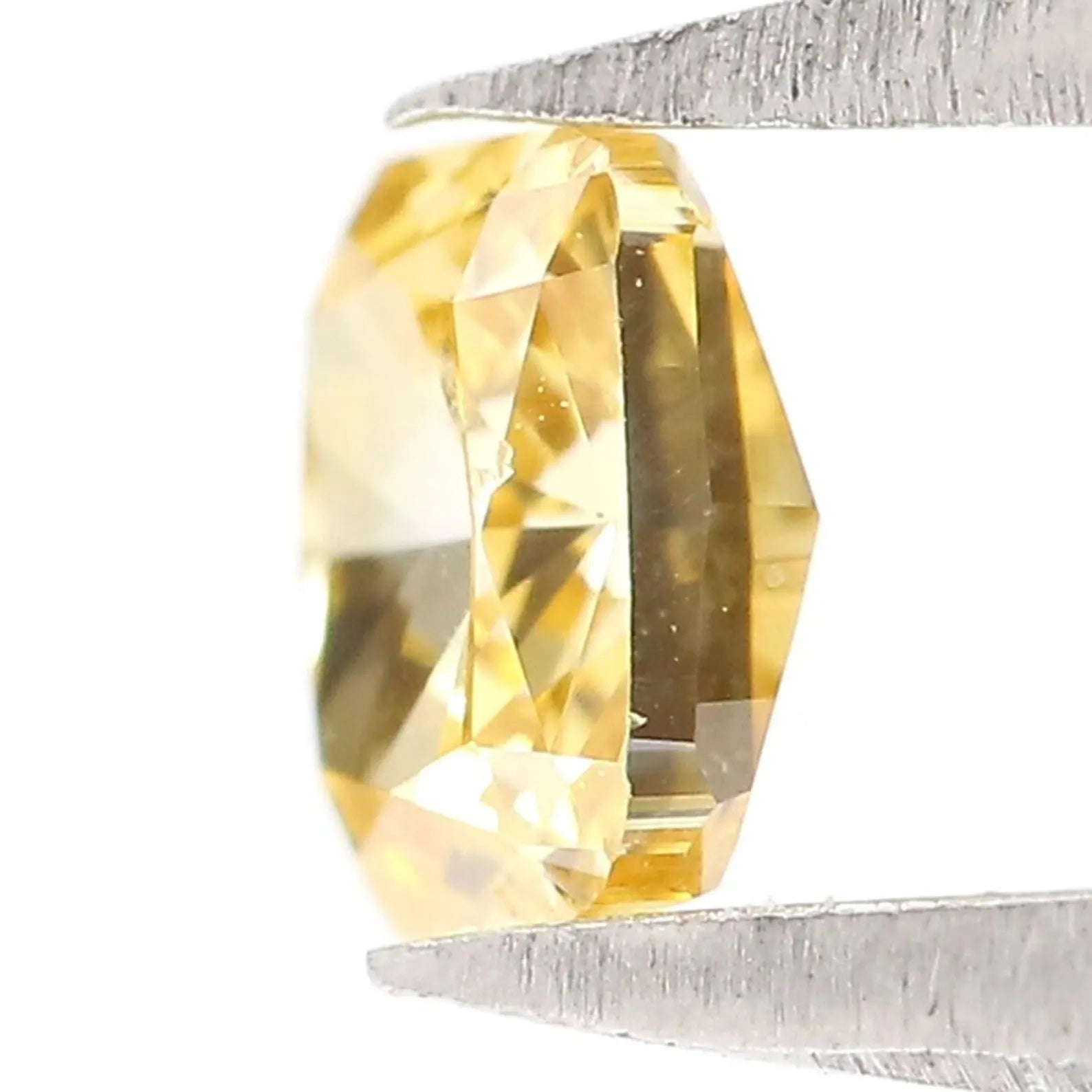 0.34 CT Natural Loose Cushion Shape Diamond Orange Color Cushion Diamond 4.00 MM Natural Yellow Color Cushion Brilliant Cut Diamond NQ9805