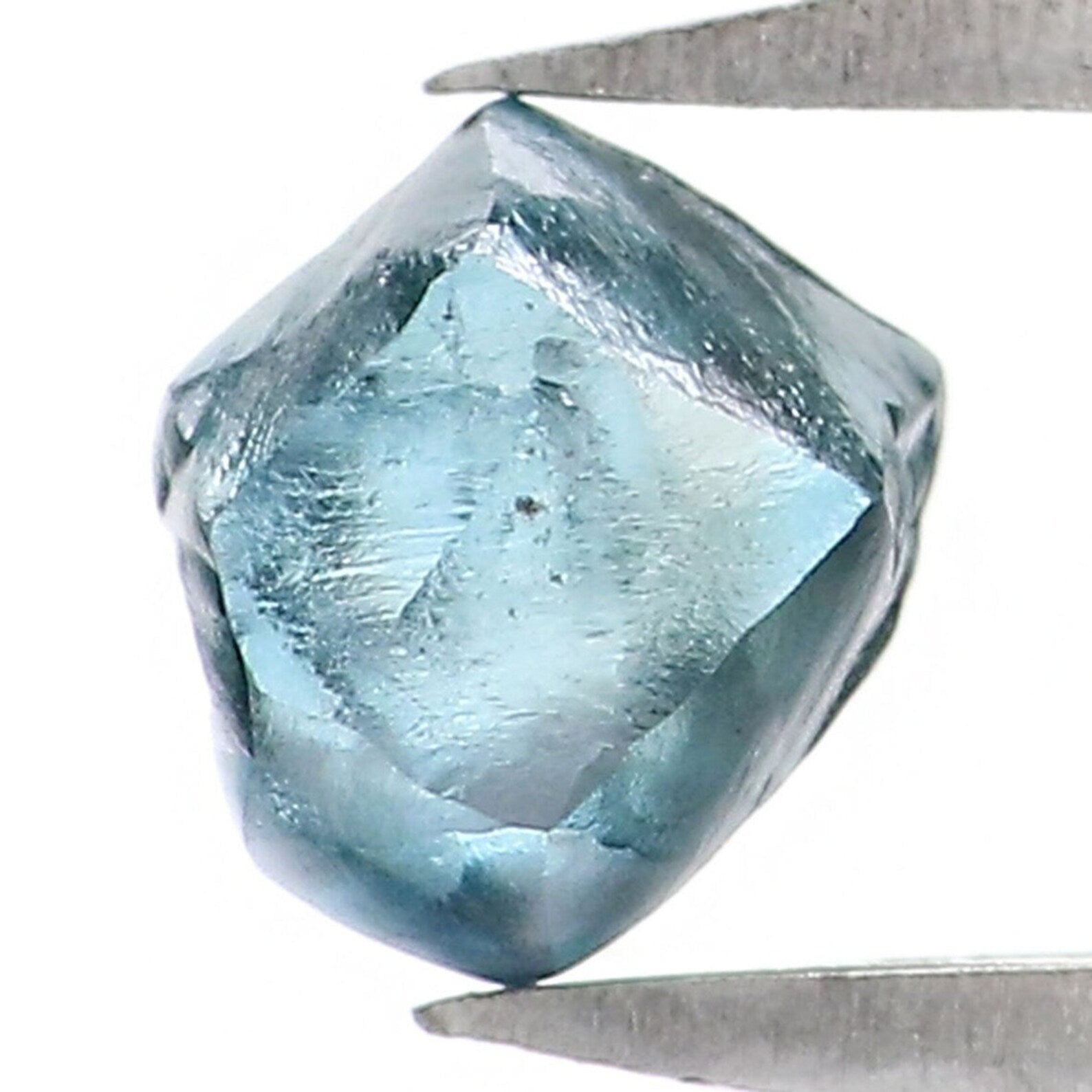 0.67 CT Natural Loose Rough Diamond Blue Color Rough Cut Diamond 4.65 MM Natural Diamond Blue Color Irregular Cut Rough Shape Diamond NQ1994