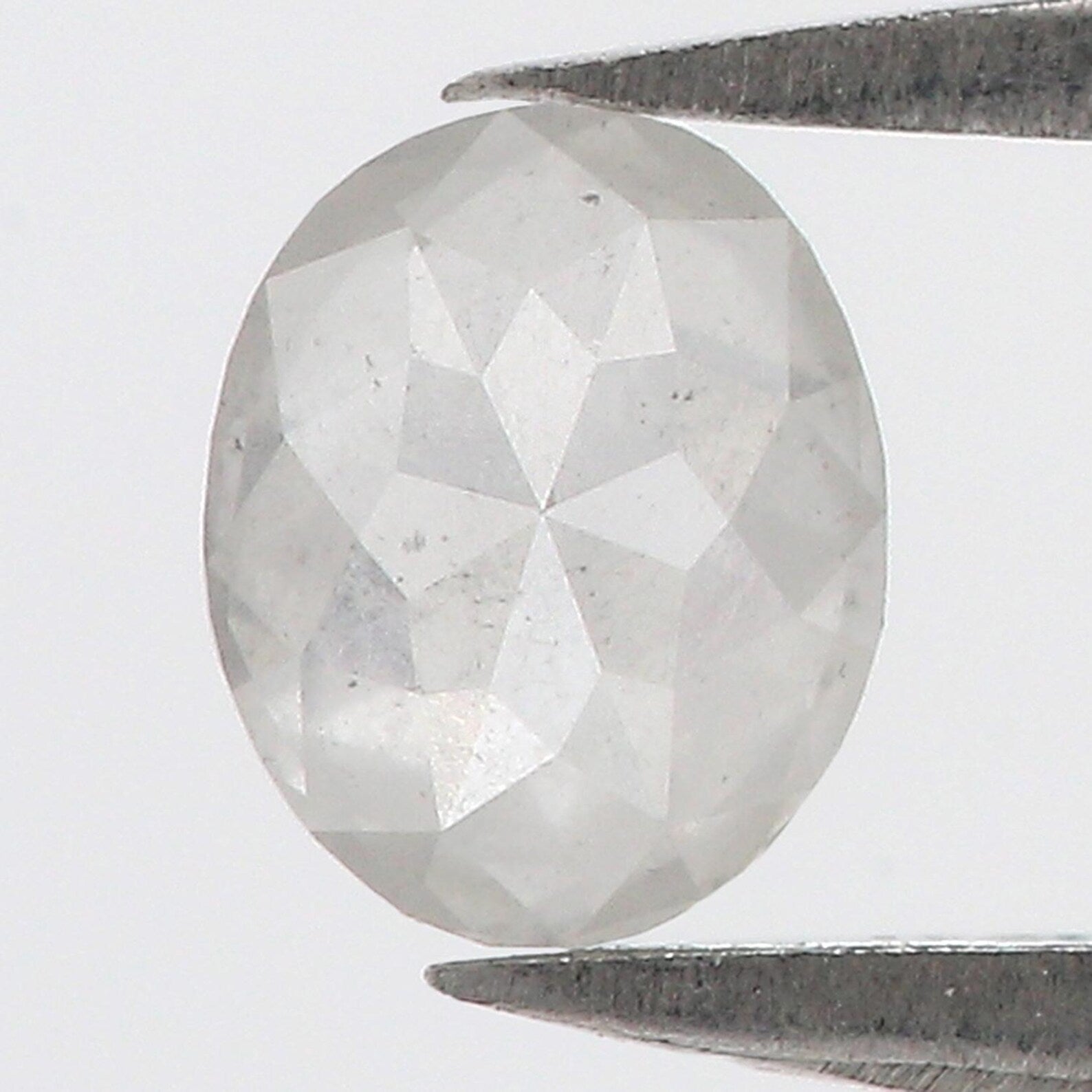 0.47 CT Natural Loose Oval Shape Diamond Grey Color Oval Cut Diamond 5.40 MM Natural Loose Grey Color Diamond Oval Rose Cut Diamond NQ2004