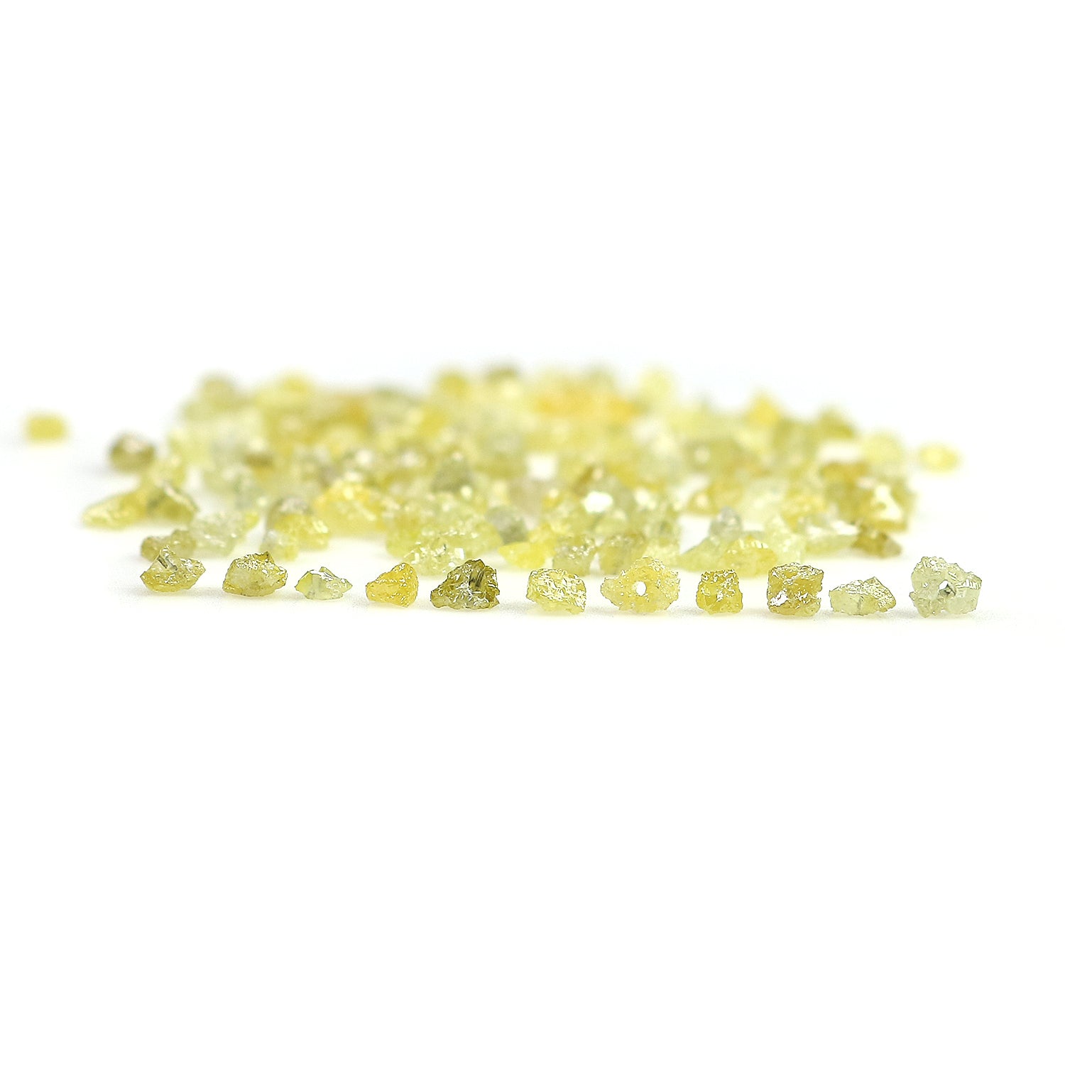 Natural Loose Rough Diamond Yellow Color Rough Bead Diamond 1.30 to 2.50 MM 5.00 Ct Lot Uncut Drilled Bead Rough Irregular Cut Diamond Q77-1