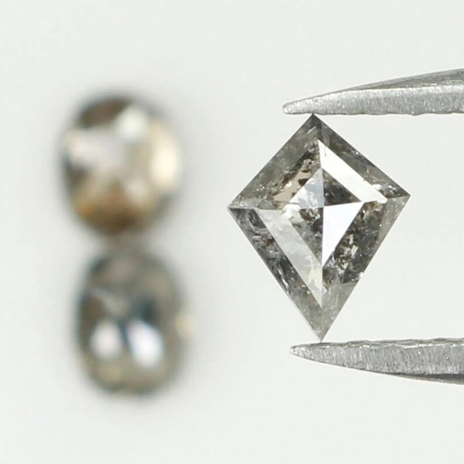 0.85 Ct Natural Loose Mix Shape Diamond Salt And Pepper Mix Shape Diamond 4.40 MM Natural Black Grey Color Mix Shape Rose Cut Diamond QN1213