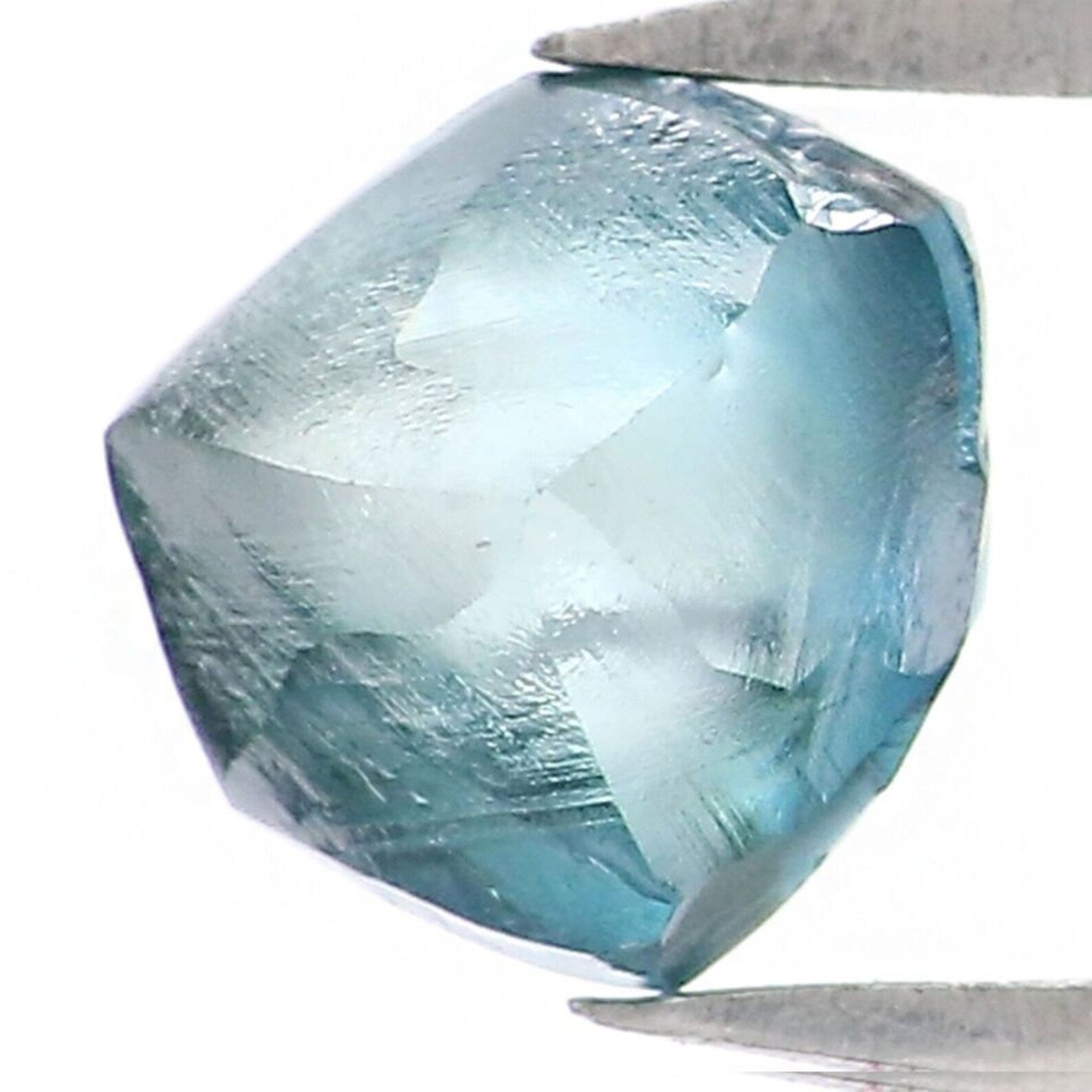 0.94 CT Natural Loose Rough Shape Diamond Blue Color Rough Cut Diamond 5.85 MM Natural Loose Diamond Blue Rough Irregular Cut Diamond NQ2043
