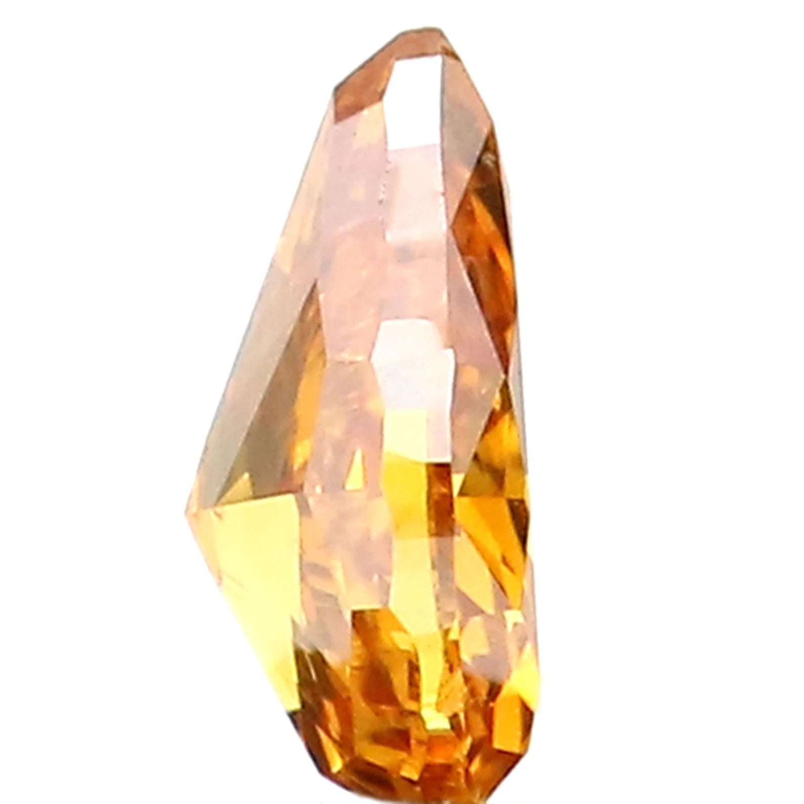 0.24 Ct Natural Loose Pear Diamond Yellowish Brown Color Pear Shape Diamond 4.95 MM Natural Loose Diamond Pear Brilliant Cut Diamond N9830