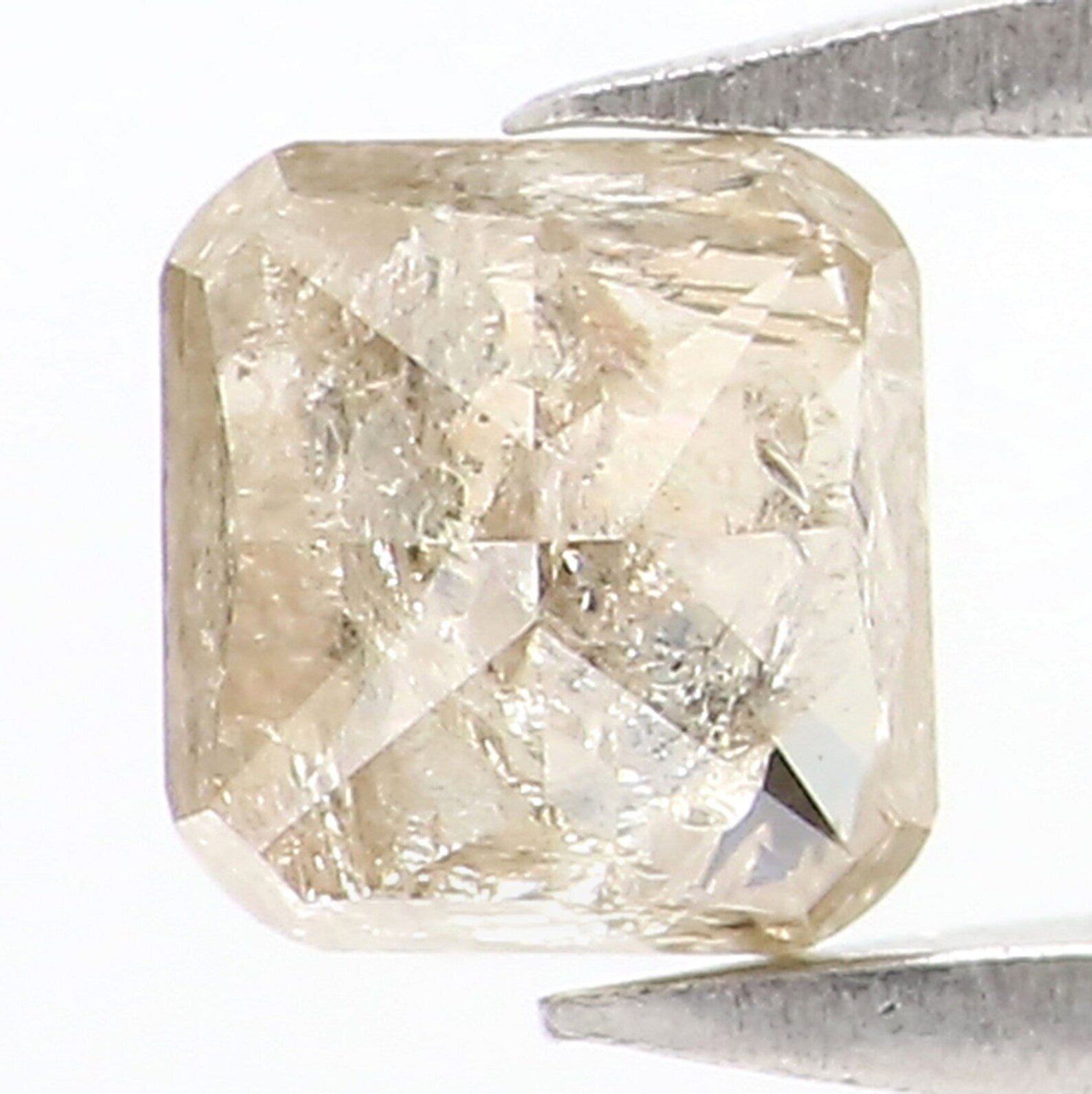Natural Loose Cushion Diamond, Brown Color Diamond, Natural Loose Diamond, Cushion Rose Cut Diamond, 0.50 CT Cushion Shape Diamond N7636
