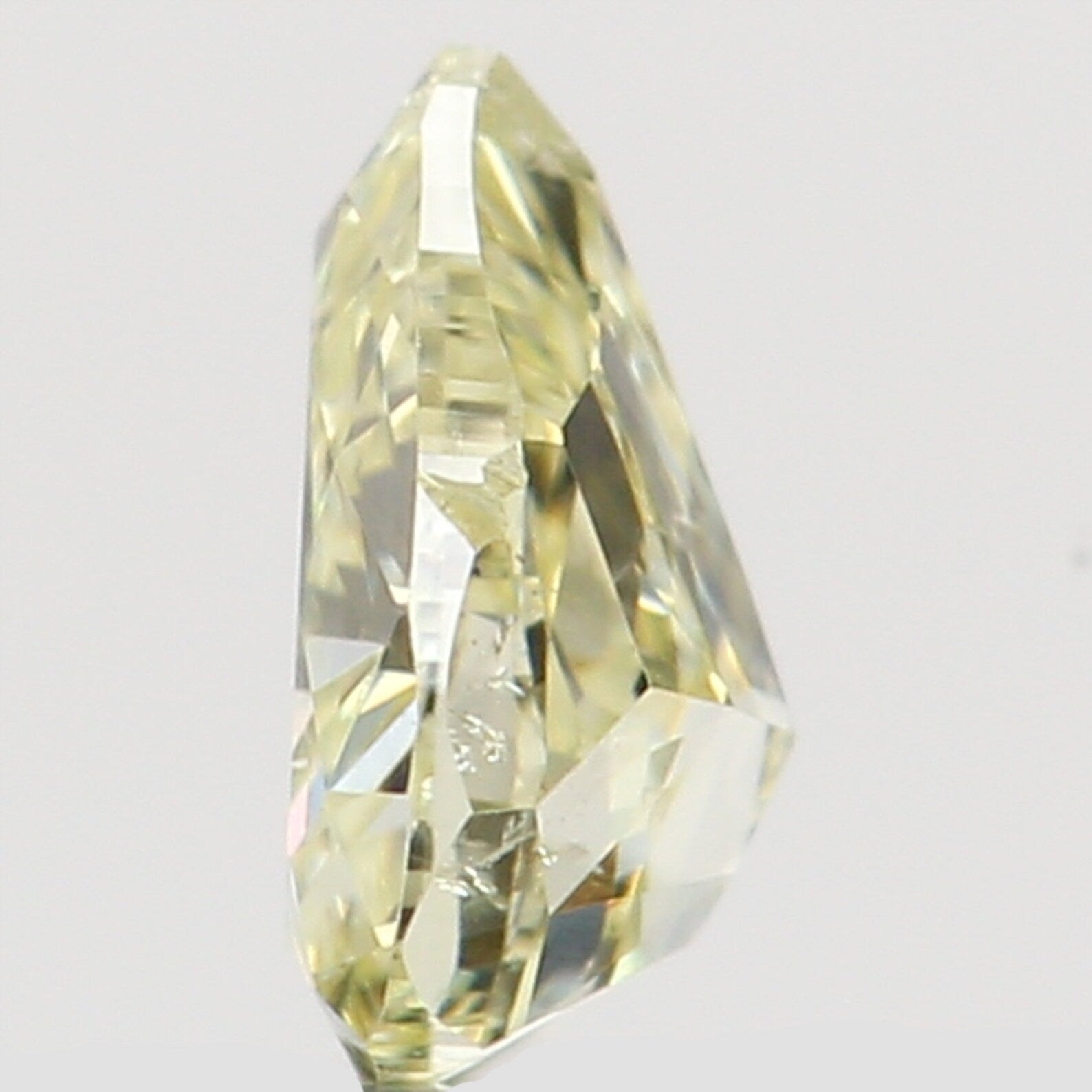 0.14 Ct Natural Loose Pear Shape Diamond Yellow Color Pear Cut Diamond 3.70 MM Natural Loose Diamond Pear Brilliant Cut Diamond N8097