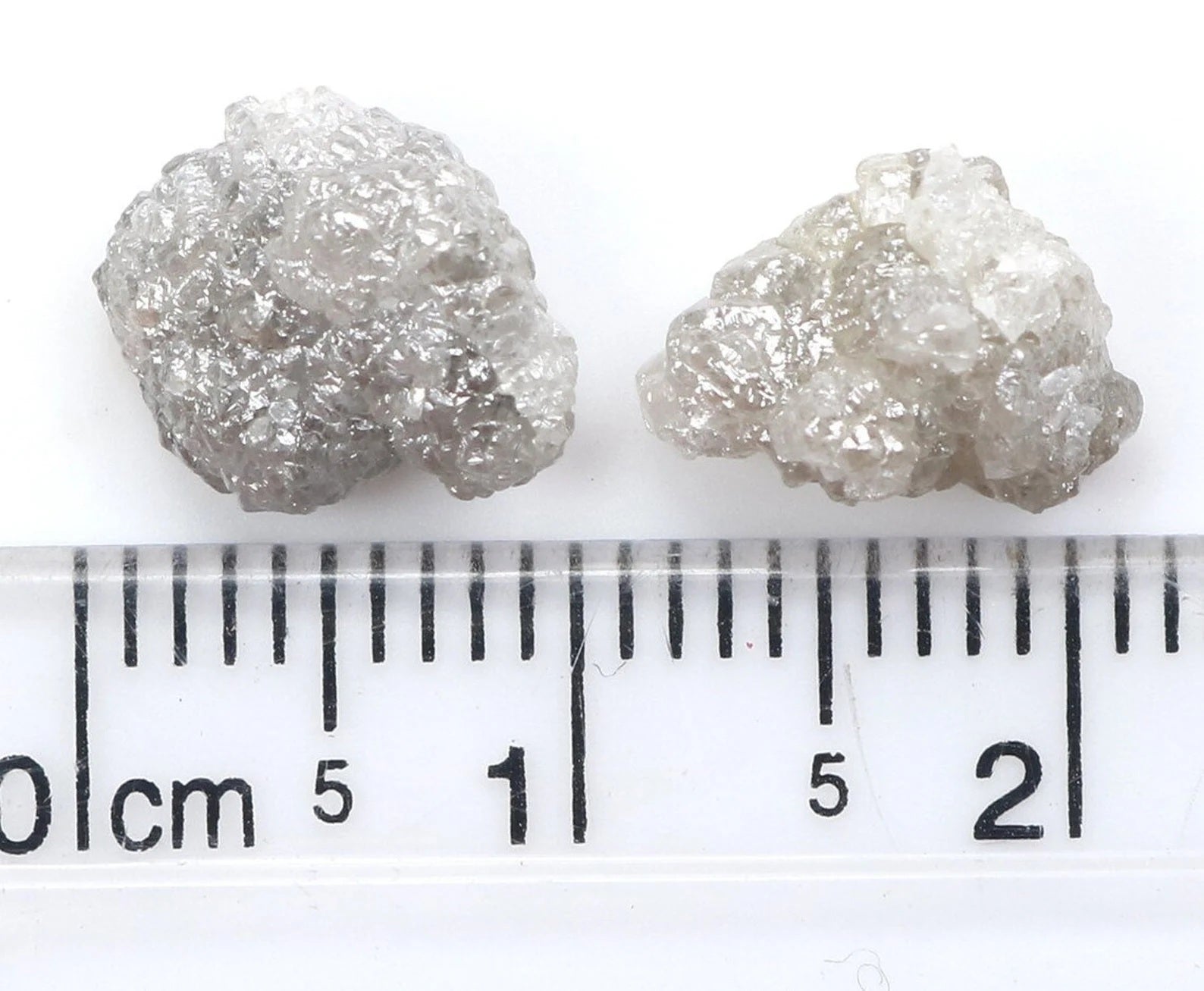 5.38 CT Natural Loose Rough Diamond Gray Color Rough Diamond 9.50 MM Natural Diamond Gray Color Irregular Cut Rough Shape Diamond NQ1093