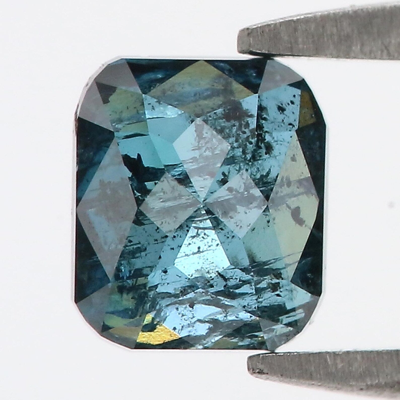 0.92 Ct Natural Loose Cushion Shape Diamond Blue Color Cushion Cut Diamond 5.85 MM Natural Loose Diamond Blue Cushion Shape Diamond NQ368