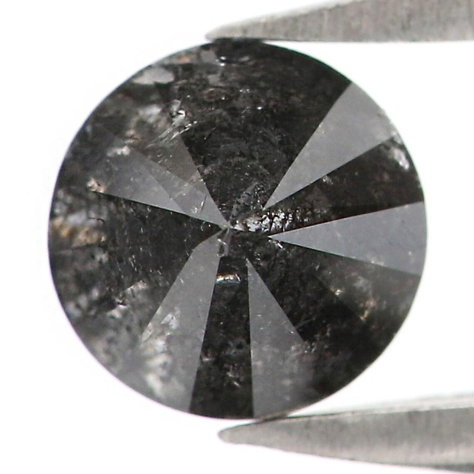 0.52 CT Natural Loose Round Shape Diamond Black Color Round Diamond 4.70 MM Natural Black Color Diamond Round Brilliant Cut Diamond NQ9917