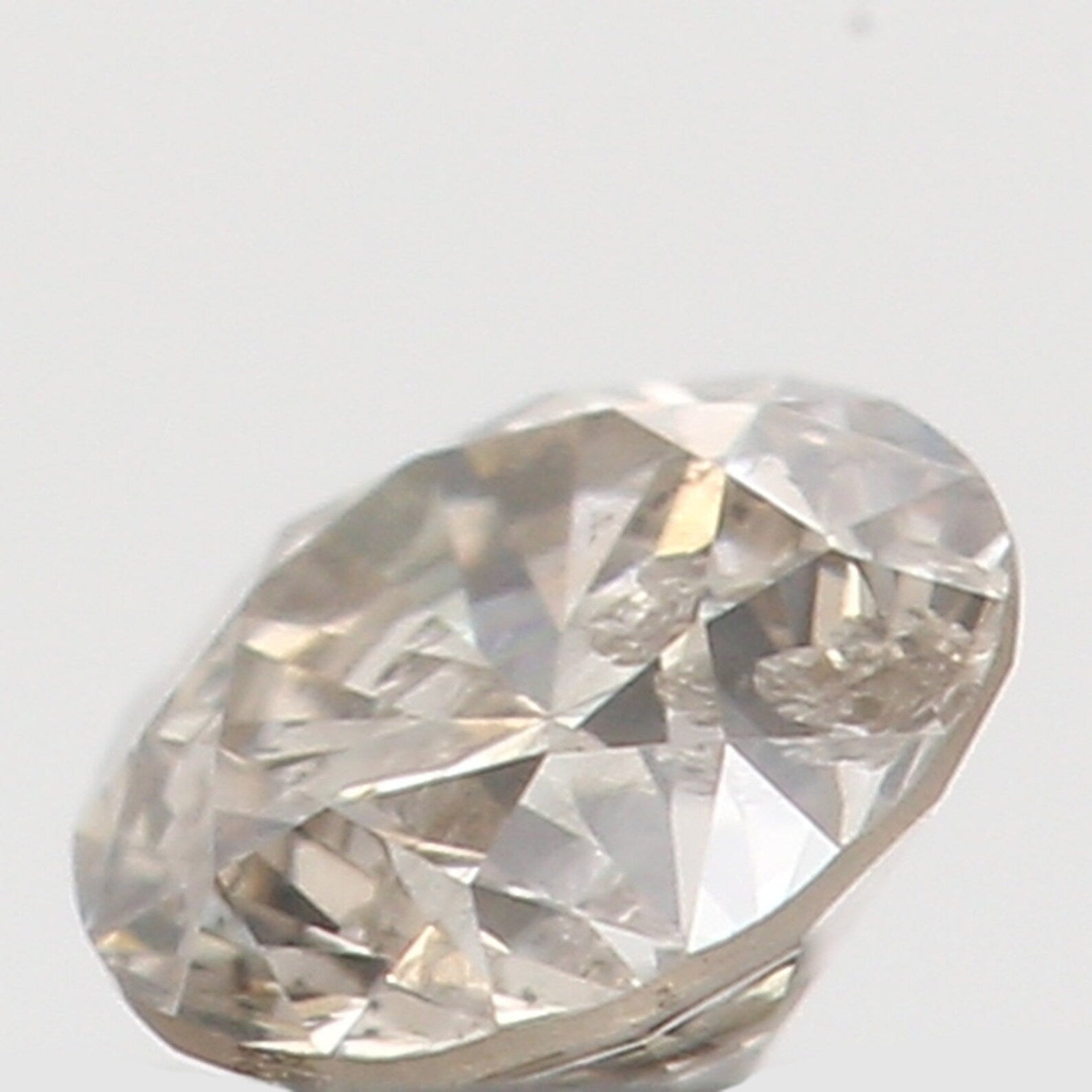 0.10 Ct Natural Loose Round Shape Diamond Brown Color Round Cut Diamond 2.90 MM Natural Loose Diamond Round Brilliant Cut Diamond N7993