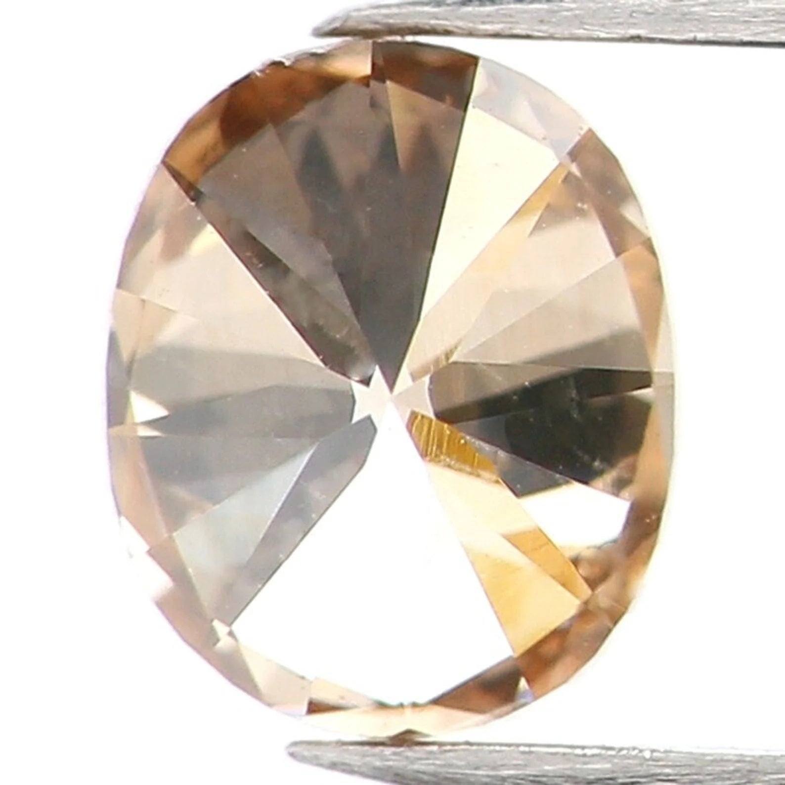 0.39 CT Natural Loose Oval Shape Diamond Brown Color Oval Diamond 4.70 MM Natural Diamond Brown Color Oval Brilliant Cut Diamond NQ1234