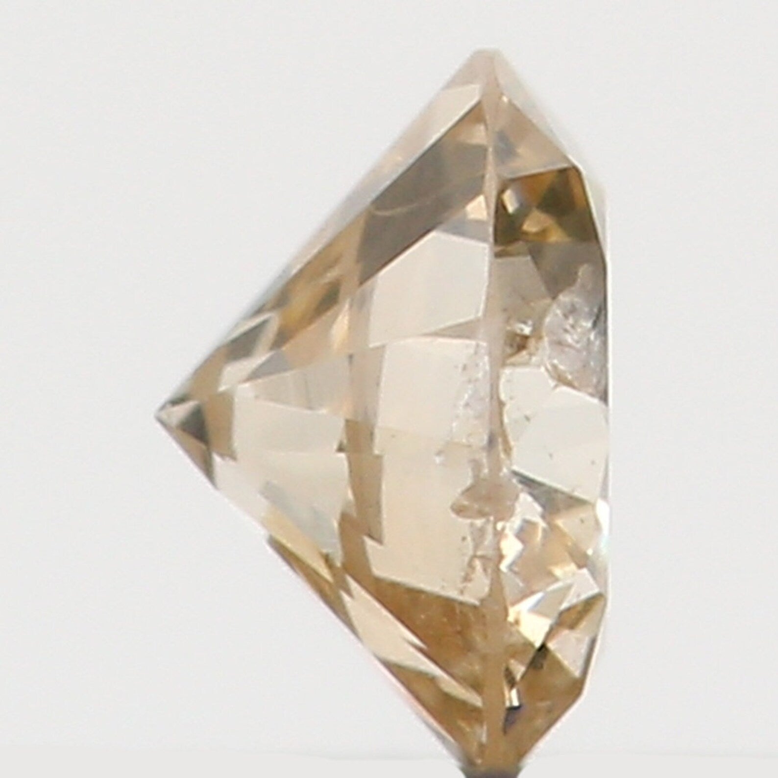 0.10 Ct Natural Loose Round Shape Diamond Brown Color Round Cut Diamond 3.00 MM Natural Loose Brown Color Round Brilliant Cut Diamond N7915