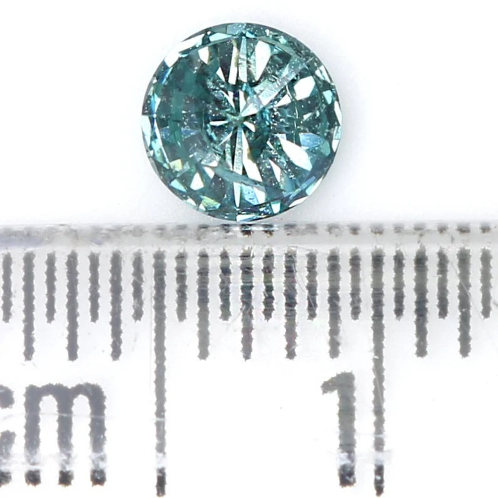0.40 CT Natural Loose Round Shape Diamond Blue Color Round Diamond 4.60 MM Natural Diamond Blue Color Round Brilliant Cut Diamond NQ1748