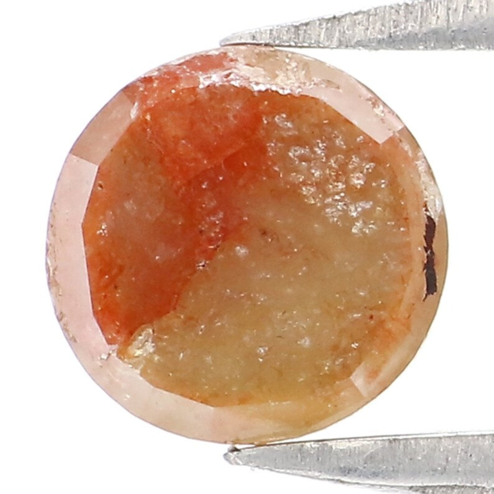 1.10 Ct Natural Loose Round Shape Diamond Yellow Brown Color Round Cut Diamond 5.80 MM Natural Loose Diamond Round Rose Cut Diamond NQ102