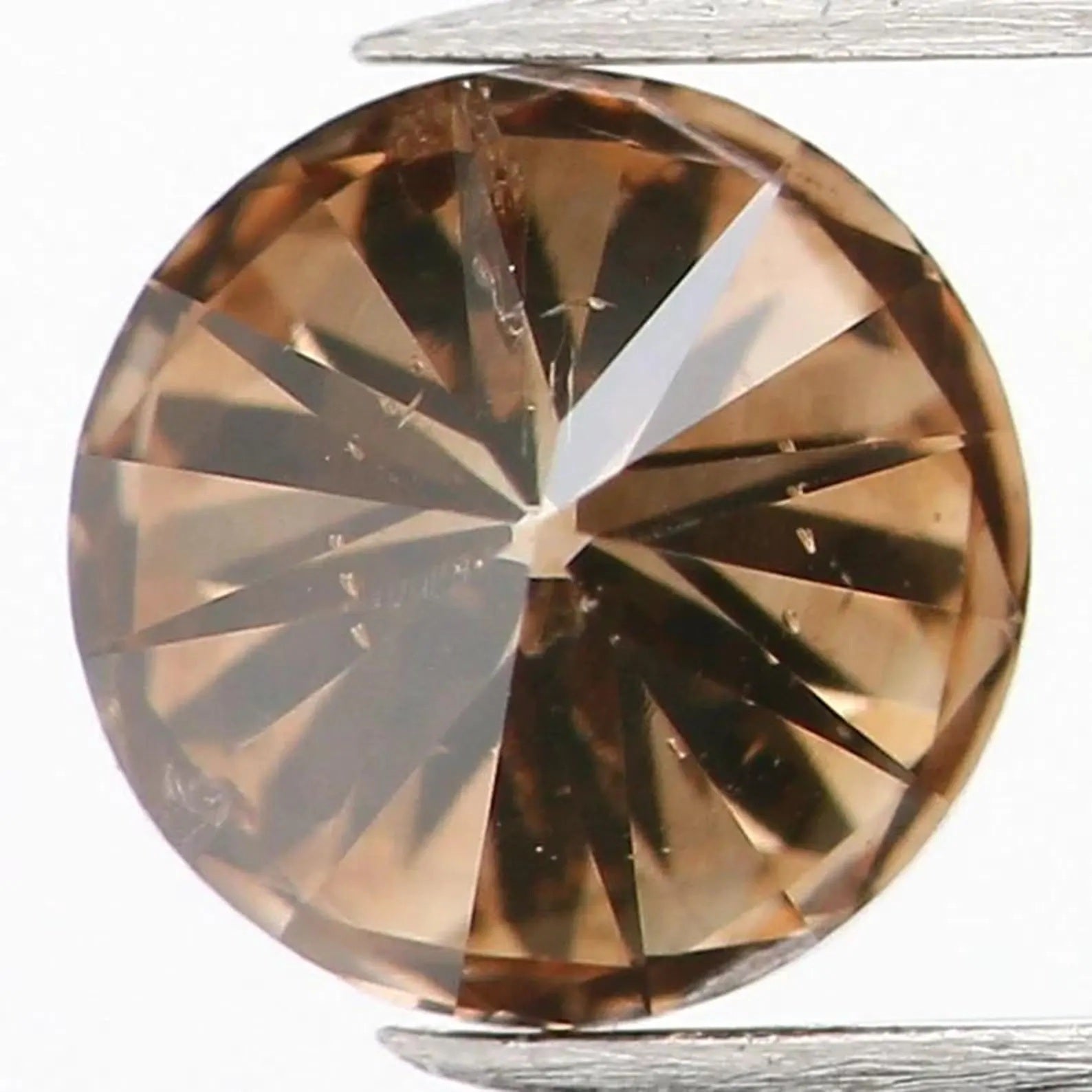 0.33 CT Natural Loose Round Shape Diamond Brown Color Round Cut Diamond 4.25 MM Natural Loose Brown Color Round Brilliant Cut Diamond NQ1217