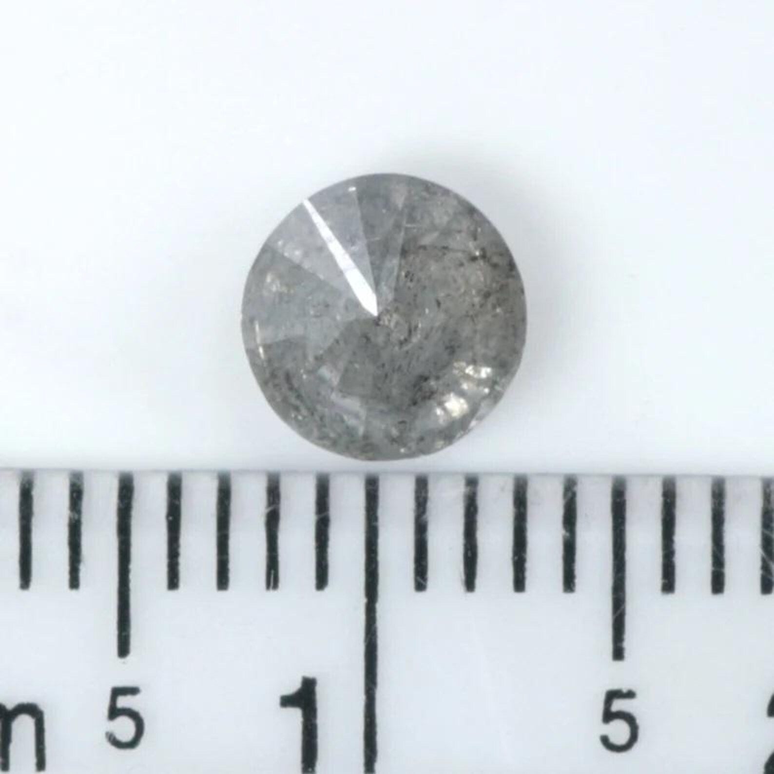 0.94 CT Natural Loose Round Shape Diamond Grey Color Round Cut Diamond 5.80 MM Natural Loose Diamond Round Brilliant Cut Diamond NQ9142
