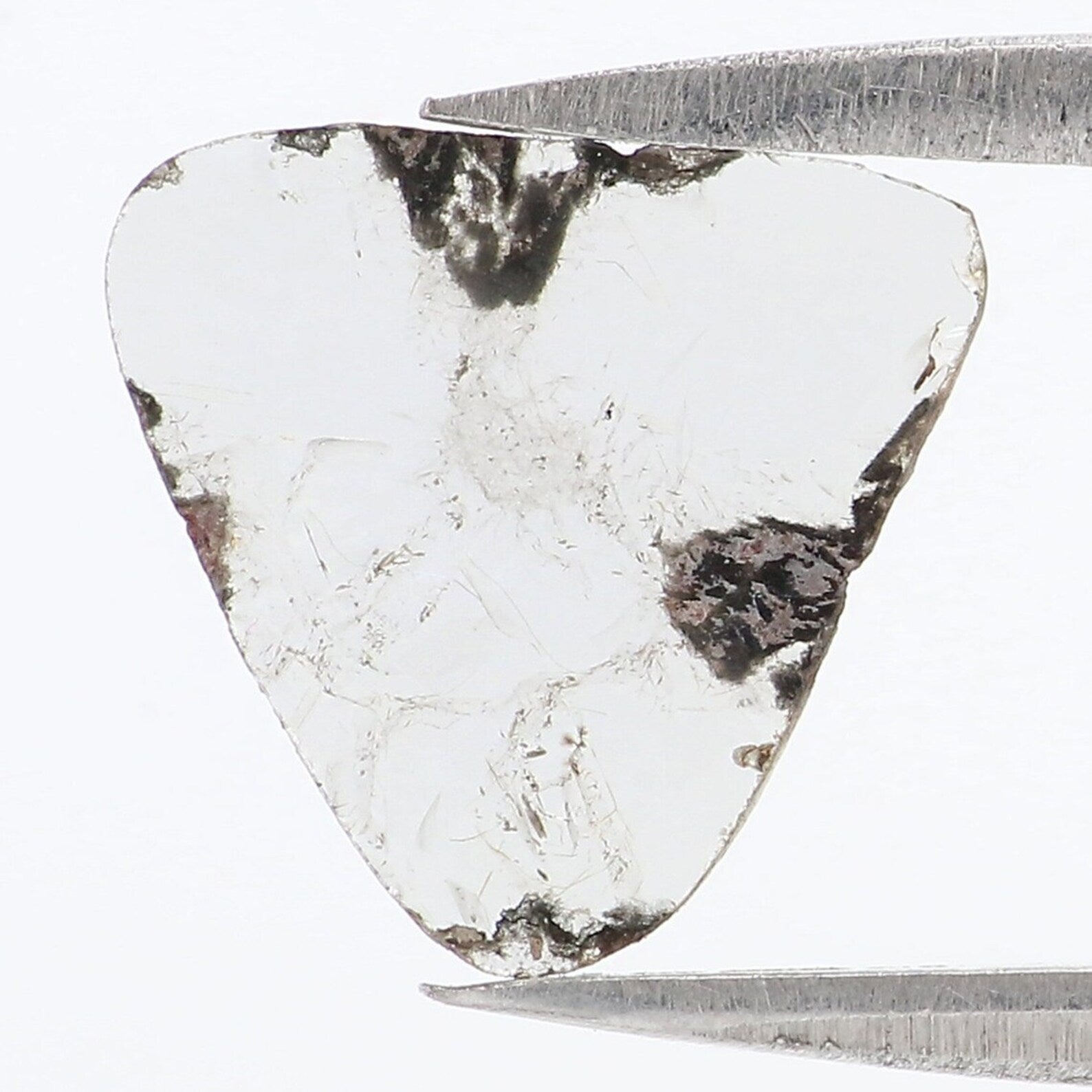 0.55 CT Natural Loose Slice Shape Diamond Grey Color Slice Diamond 9.50 MM Natural Loose Diamond Slice Shape Irregular Cut Diamond NQ8855