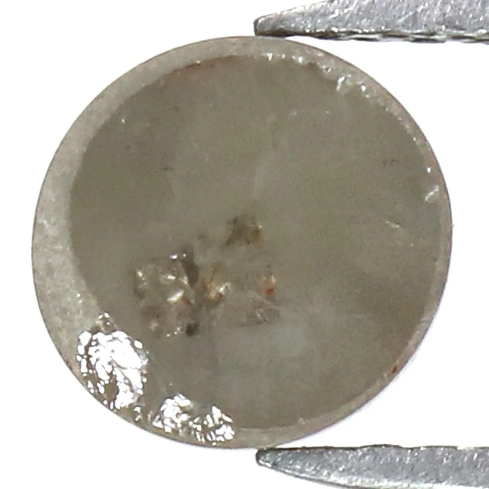 0.91 CT Natural Loose Round Rose Cut Diamond Black Color Round Shape Diamond 5.50 MM Natural Loose Green Color Round Rose Cut Diamond NQ8924
