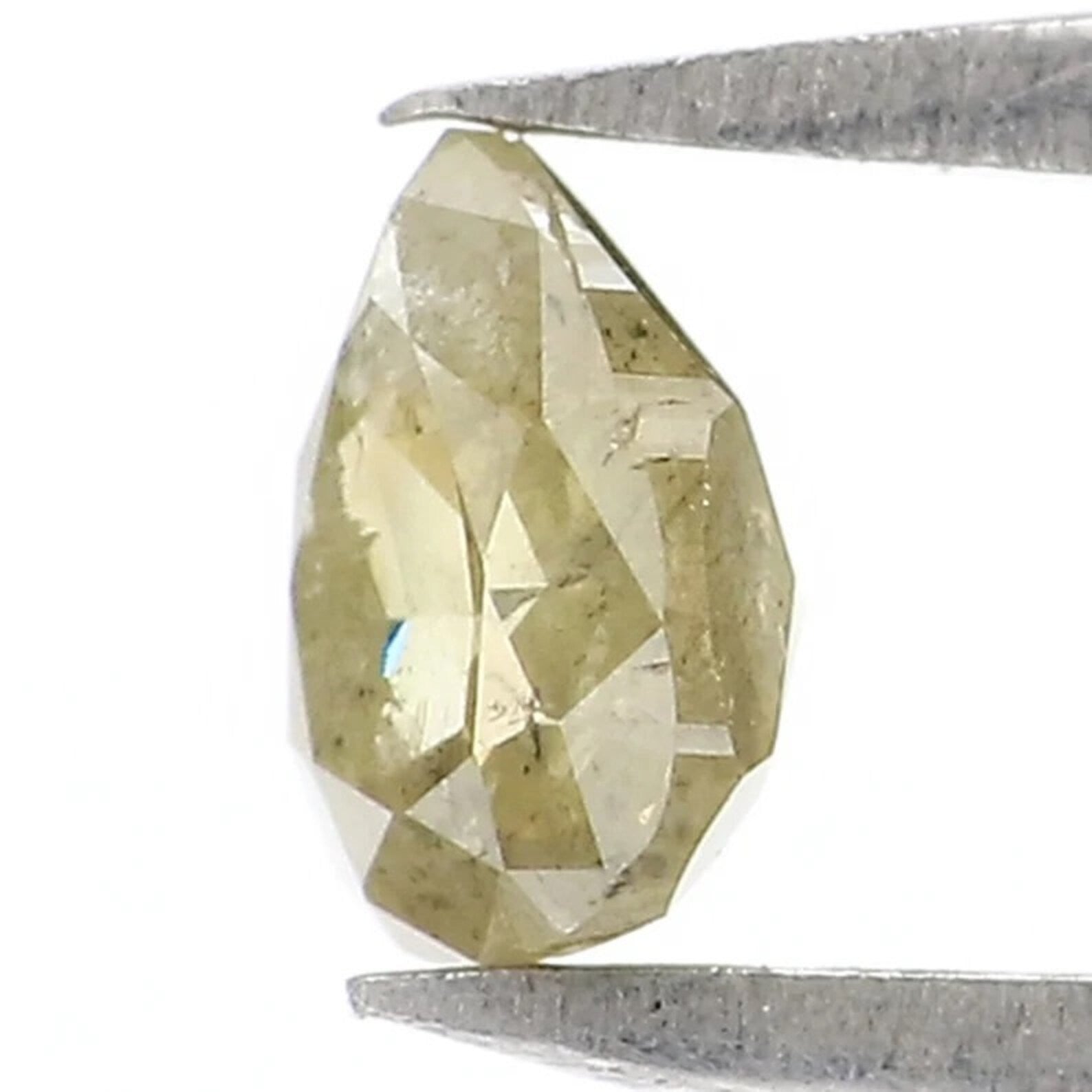 0.39 CT Natural Loose Pear Shape Diamond Green Color Pear Cut Diamond 4.35 MM Natural Diamond Green Color Pear Brilliant Cut Diamond NQ7611