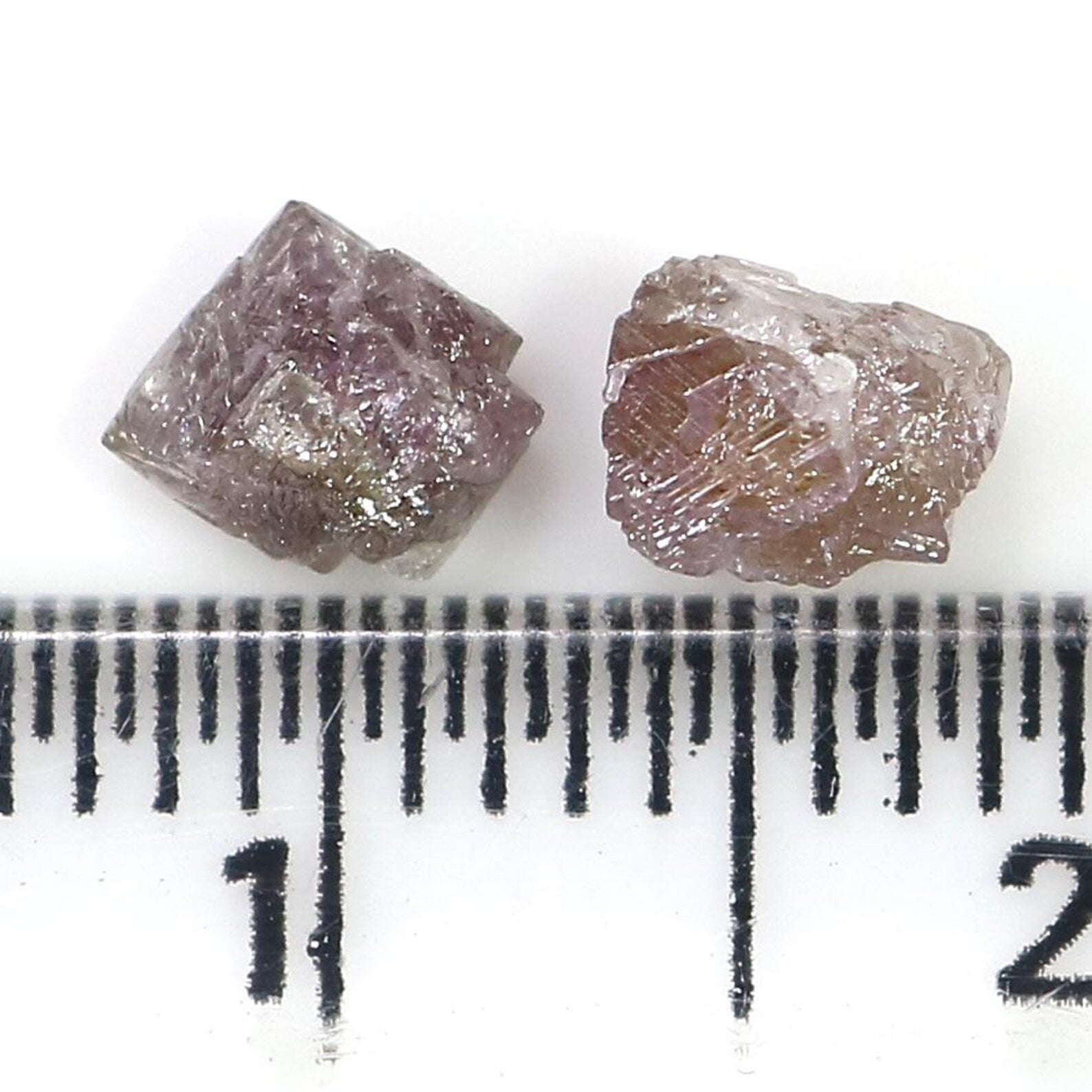 0.94 CT Natural Loose Rough Shape Diamond Pink Color Irregular Diamond 5.35 MM Natural Loose Diamond Pink Color Rough Cut Diamond NQ2527